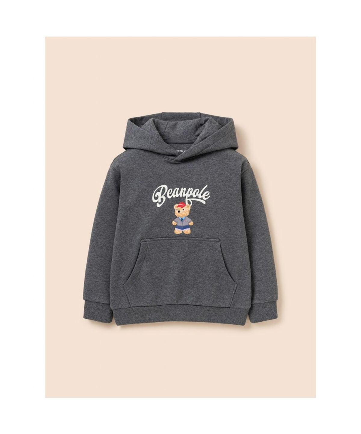 빈폴 키즈(BEANPOLE KIDS) 곰돌이 후드 스웨트 셔츠  애쉬 (BI6141U104)