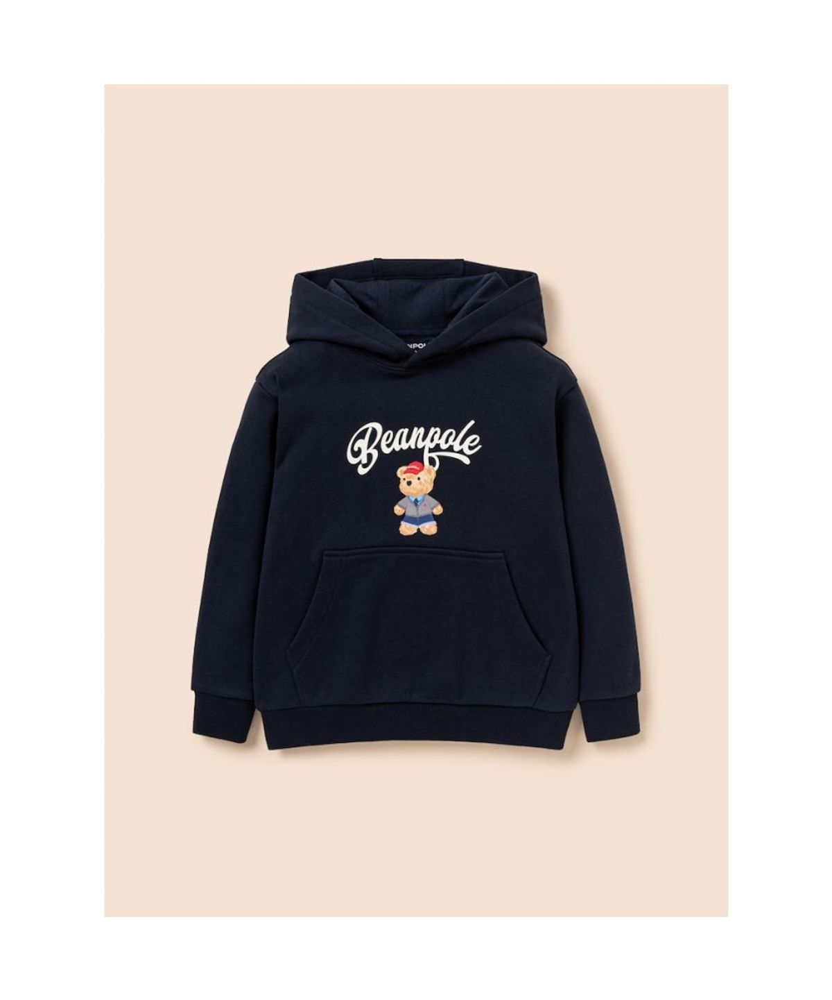 빈폴 키즈(BEANPOLE KIDS) 곰돌이 후드 스웨트 셔츠  네이비 (BI6141U10R)