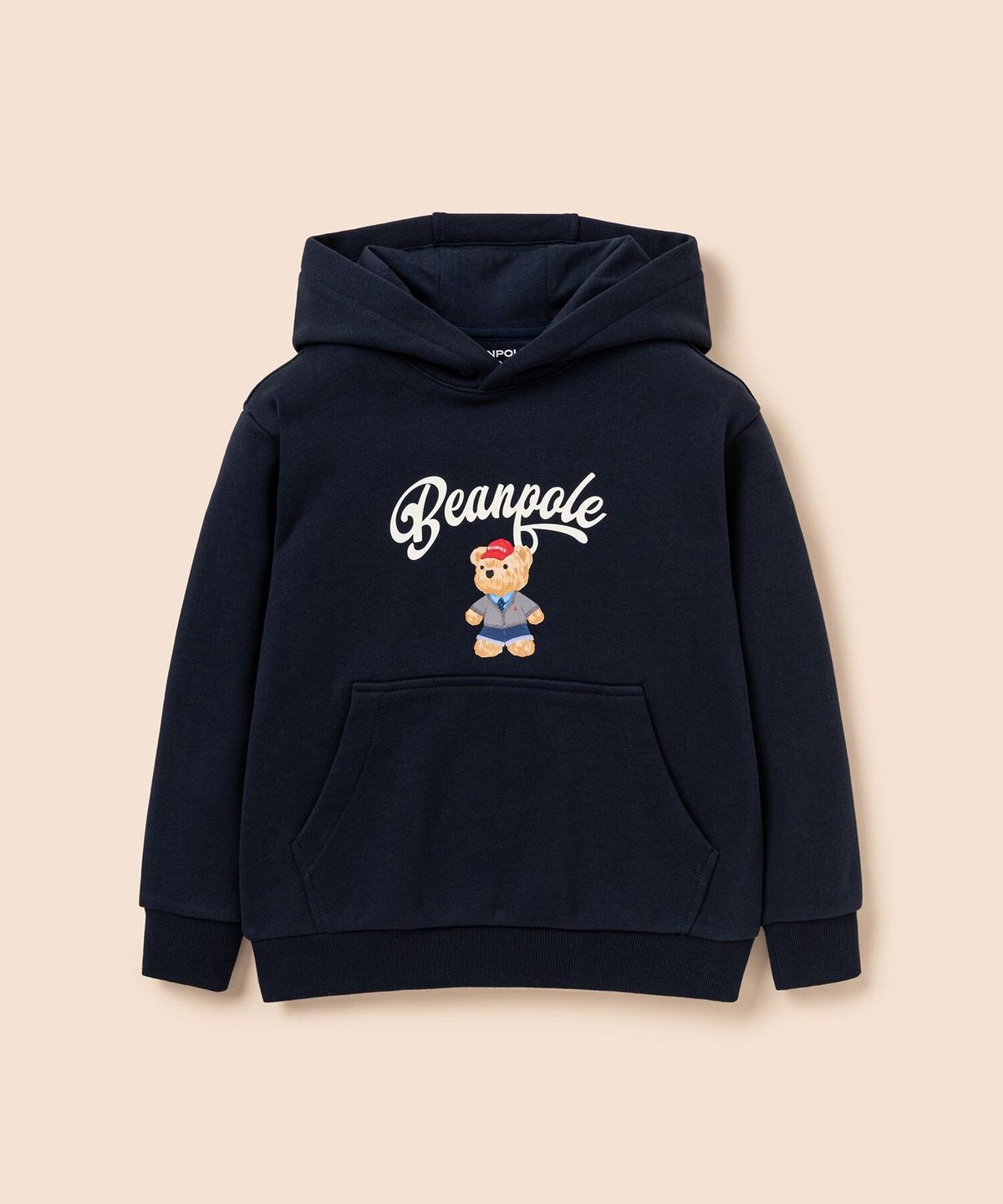 빈폴 키즈(BEANPOLE KIDS) 곰돌이 후드 스웨트 셔츠  네이비 (BI6141U10R)