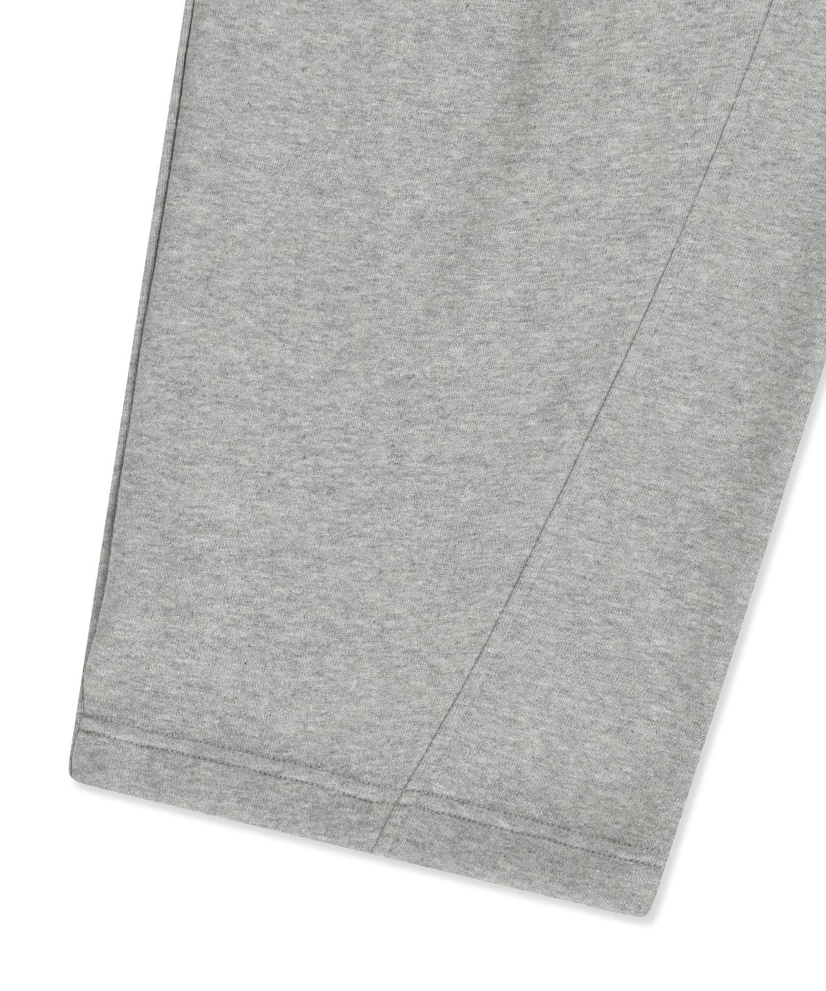 브라운브레스(BROWNBREATH) STAMP TAG WIDE SWEATPANTS - MELANGE GREY