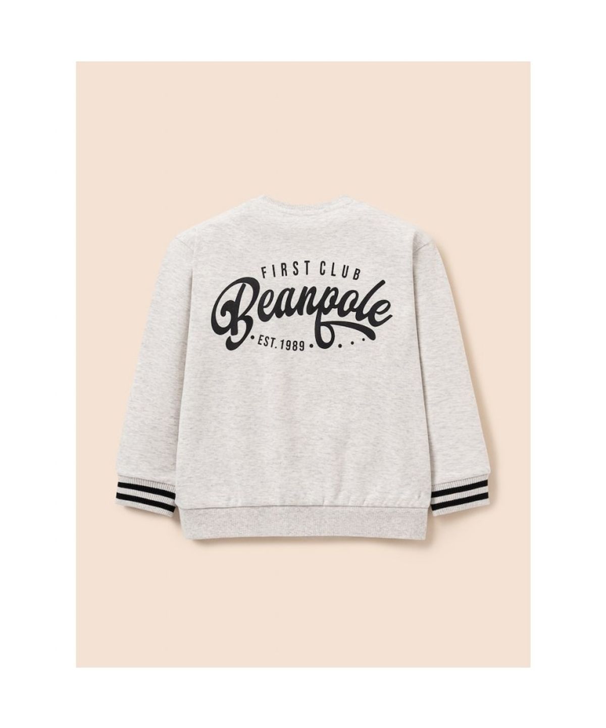 빈폴 키즈(BEANPOLE KIDS) 캥거루포켓 스웨트 셔츠 상하세트  베이지 (BI6141U11A)