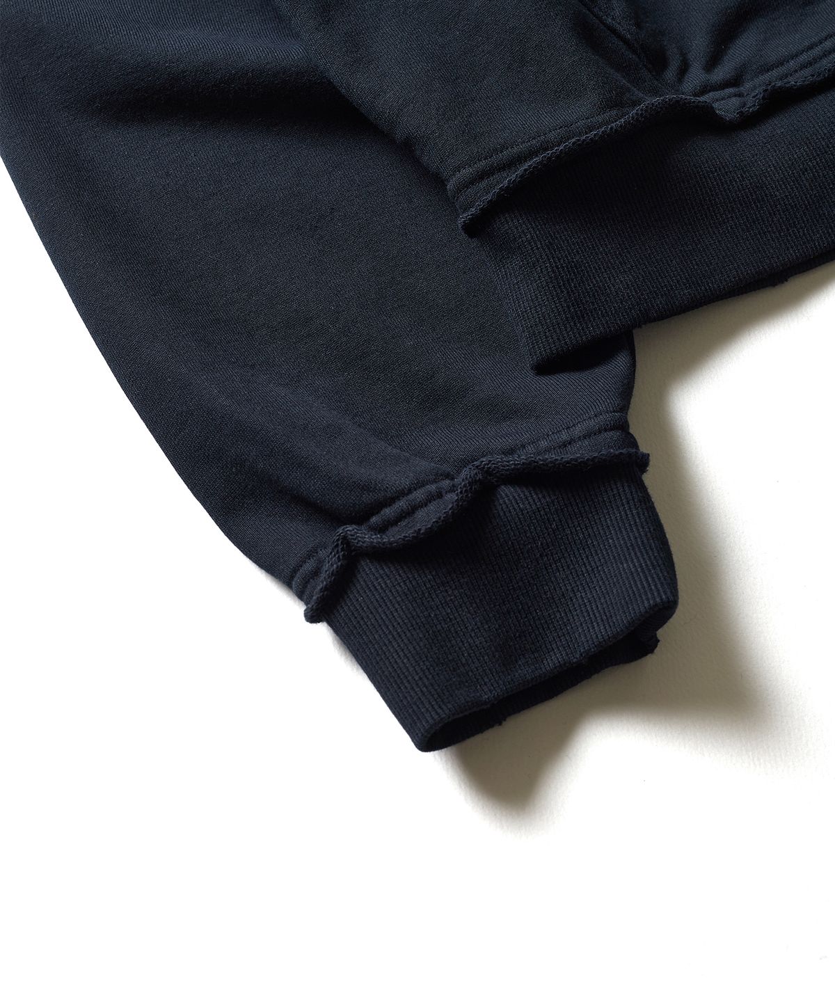에스파이(ESFAI) [우연 X ESFAI] VTG CROPPED ZIP-UP HOODIE (NAVY)