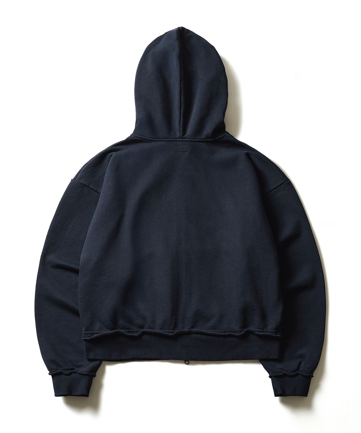에스파이(ESFAI) [우연 X ESFAI] VTG CROPPED ZIP-UP HOODIE (NAVY)