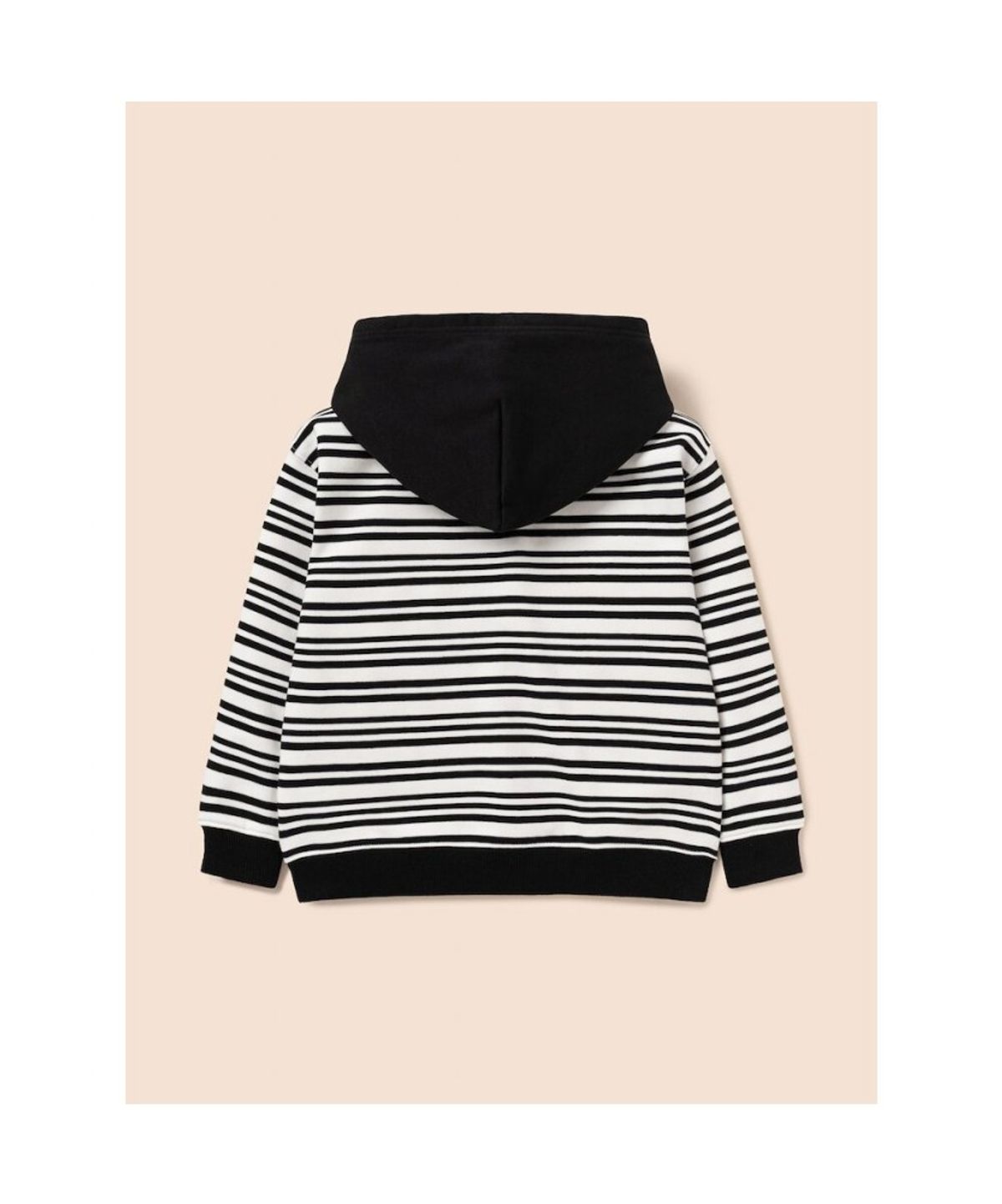 빈폴 키즈(BEANPOLE KIDS) 스트라이프 후드 스웨트 셔츠 상하세트  블랙 (BI6141U125)