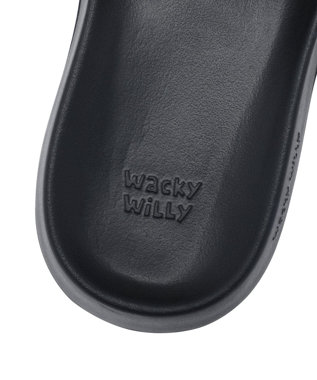 와키윌리(WACKY WILLY) 릴리 벨크로 슬라이드 블랙