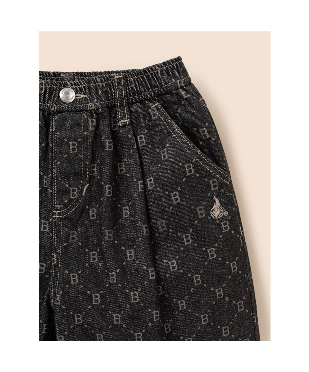 빈폴 키즈(BEANPOLE KIDS) 모노그램 데님 반바지  애쉬 (BI6125U904)