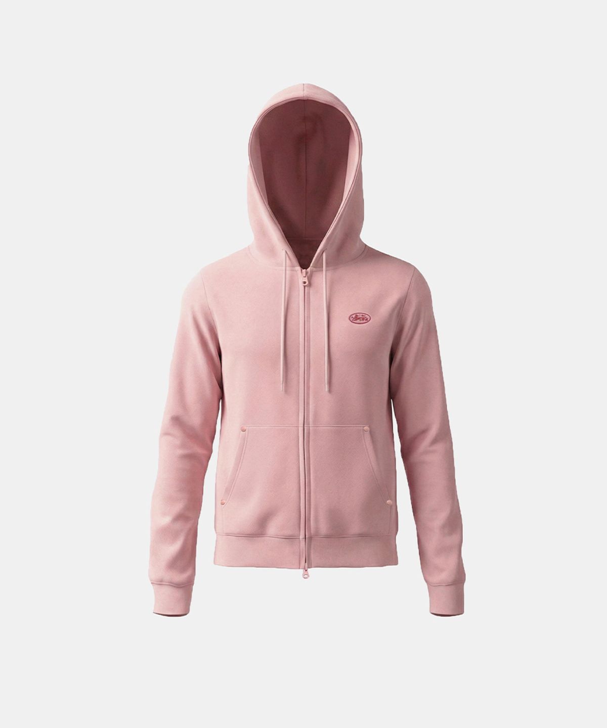배드블러드(BADBLOOD) BS Soft Terry Zip-Up Hoodie - Pink