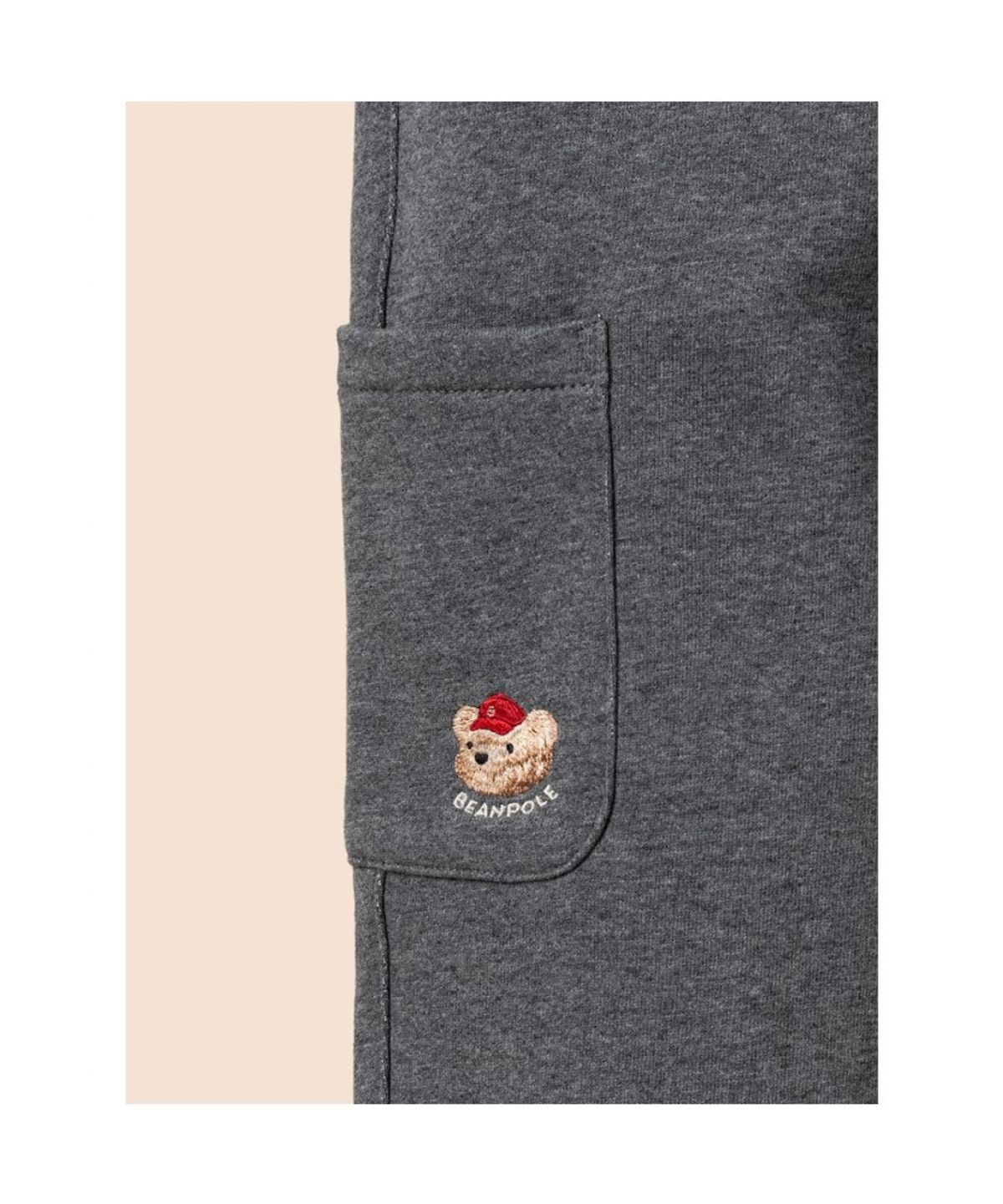 빈폴 키즈(BEANPOLE KIDS) 포켓 스웨트 조거 팬츠  애쉬 (BI6121U034)