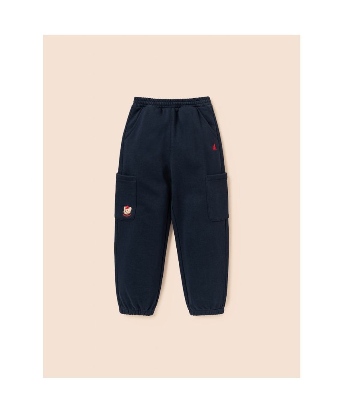 빈폴 키즈(BEANPOLE KIDS) 포켓 스웨트 조거 팬츠  네이비 (BI6121U03R)
