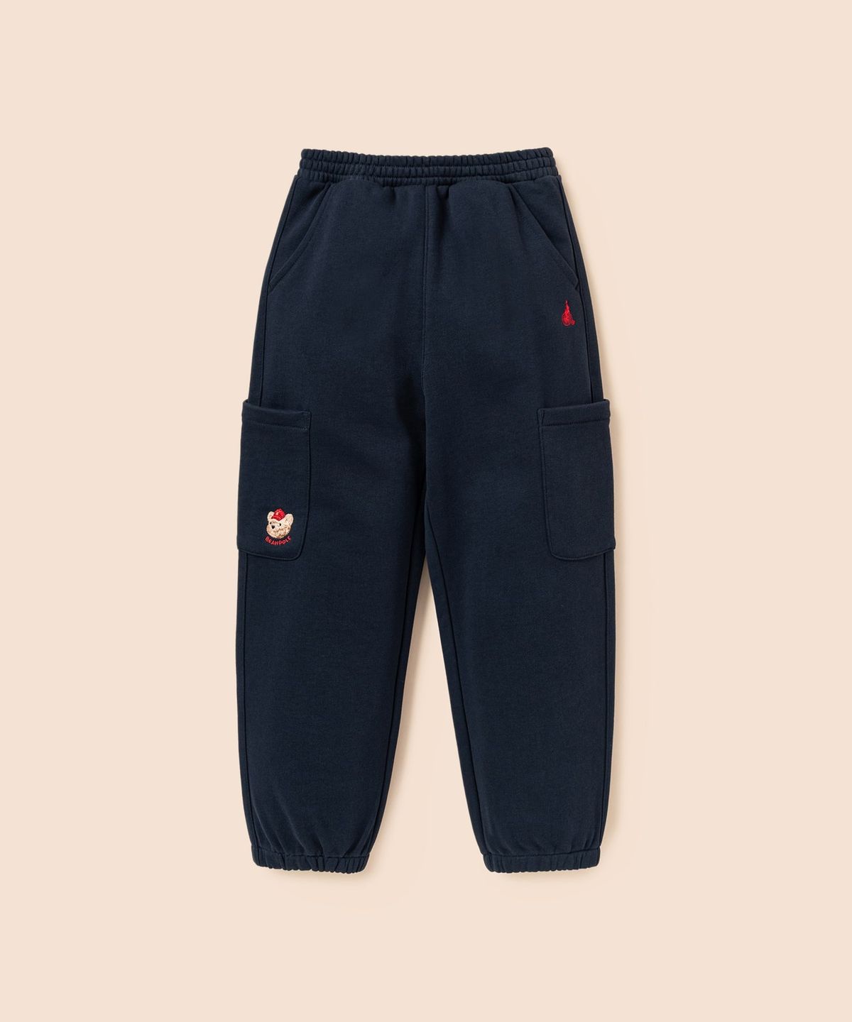 빈폴 키즈(BEANPOLE KIDS) 포켓 스웨트 조거 팬츠  네이비 (BI6121U03R)