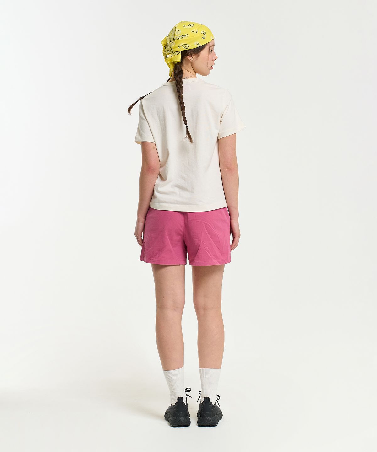 에이카화이트(AECA) (Woman) AECA SYMBOL FELT HALF SLEEVE TEE-ECRU