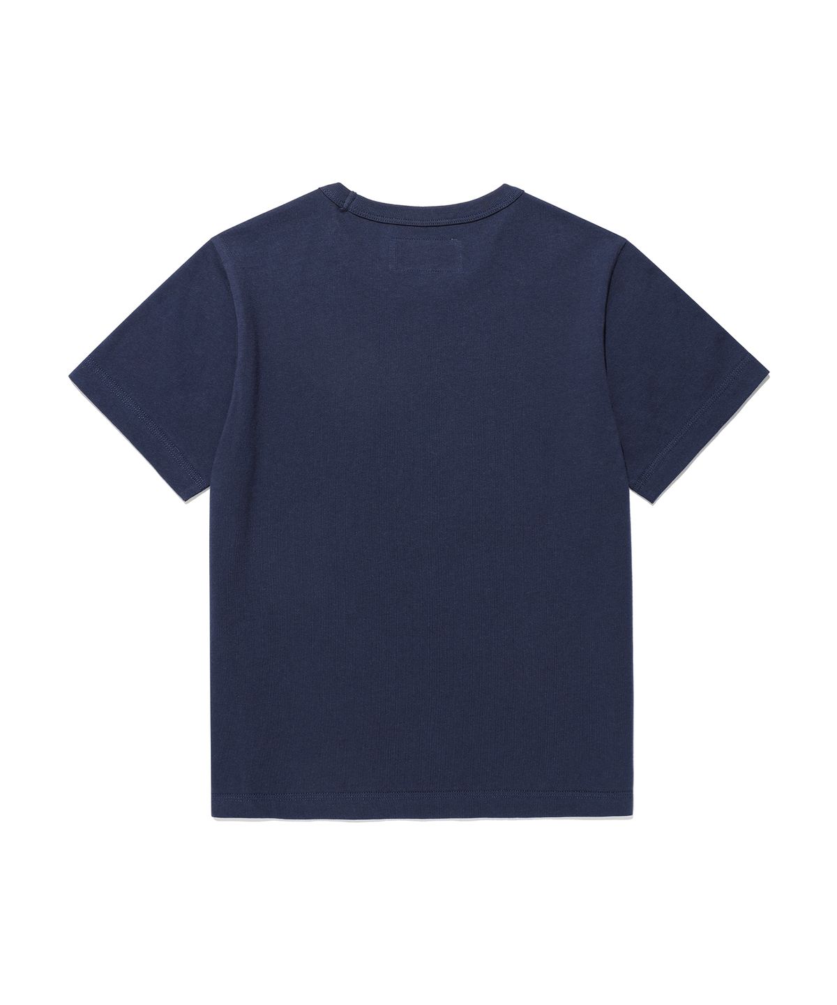 에이카화이트(AECA) (Woman) AECA SYMBOL FELT HALF SLEEVE TEE-NAVY