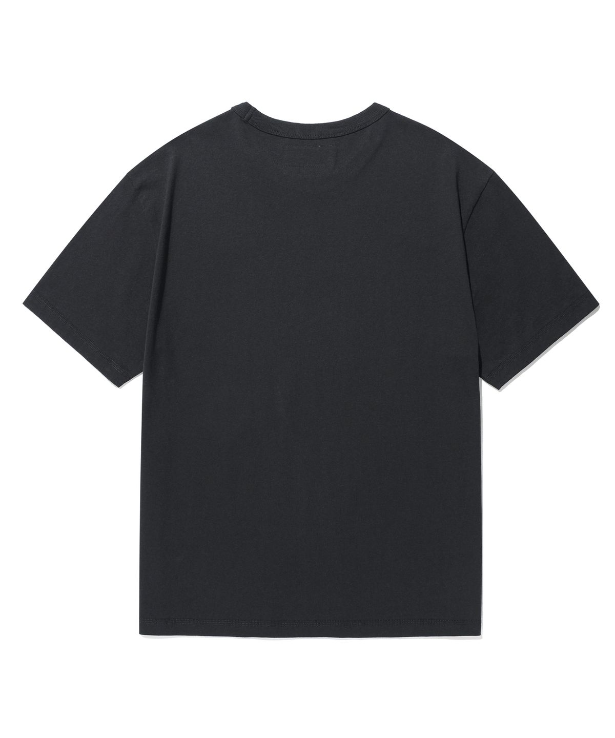 에이카화이트(AECA) AECA SYMBOL FELT HALF SLEEVE TEE-BLACK