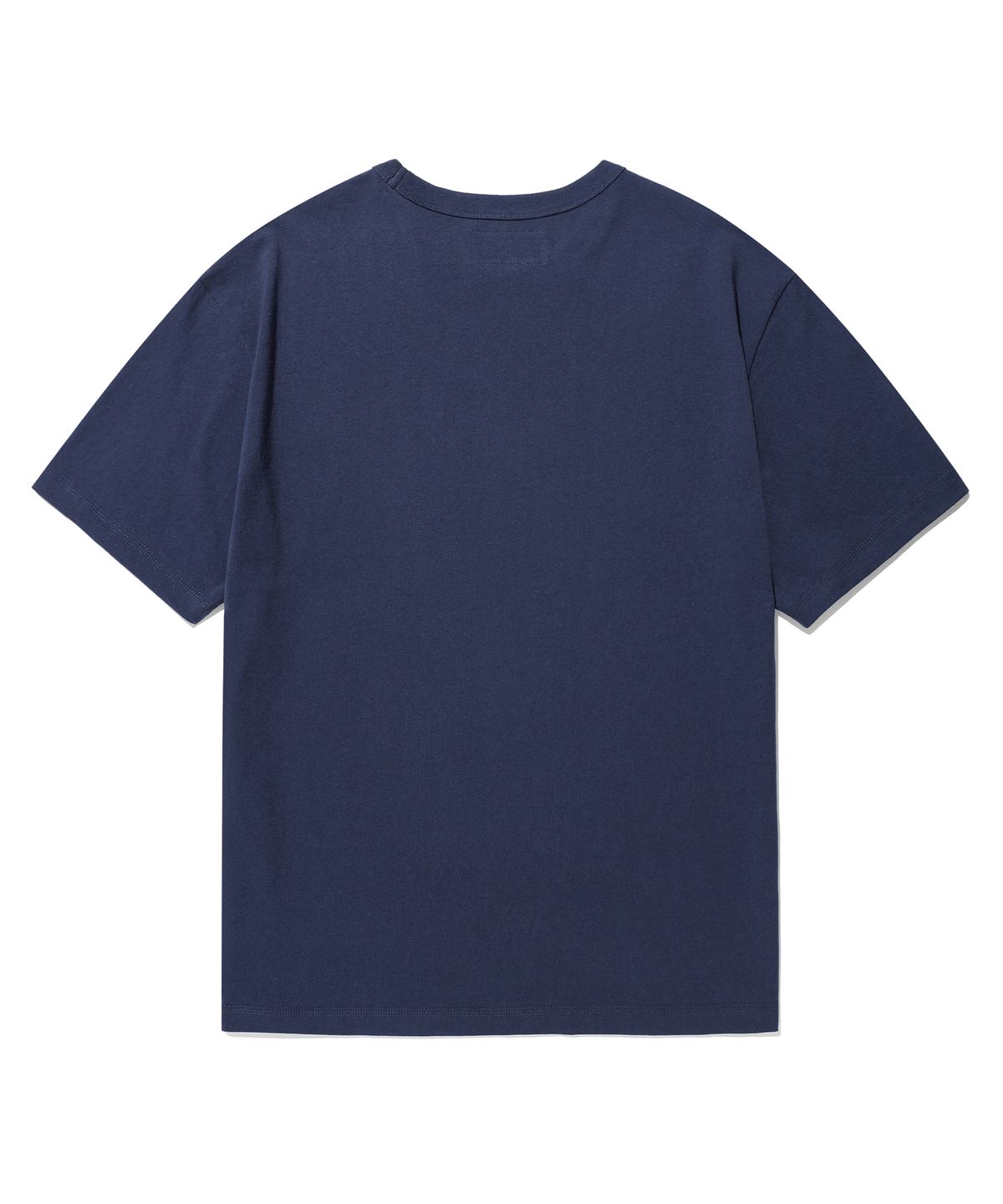 에이카화이트(AECA) AECA SYMBOL FELT HALF SLEEVE TEE-NAVY