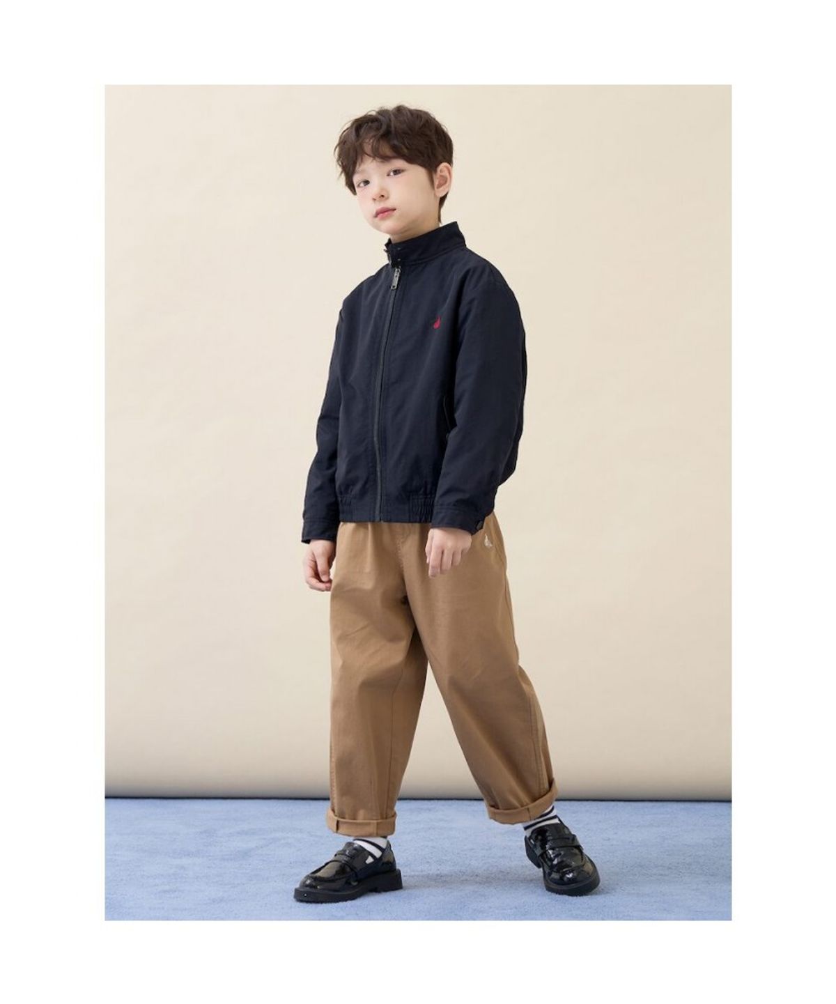 빈폴 키즈(BEANPOLE KIDS) 우븐 커브드 팬츠  베이지 (BI6121U04A)