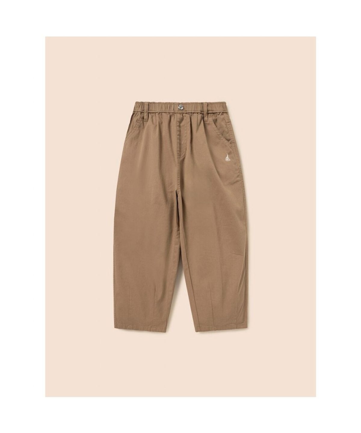 빈폴 키즈(BEANPOLE KIDS) 우븐 커브드 팬츠  베이지 (BI6121U04A)