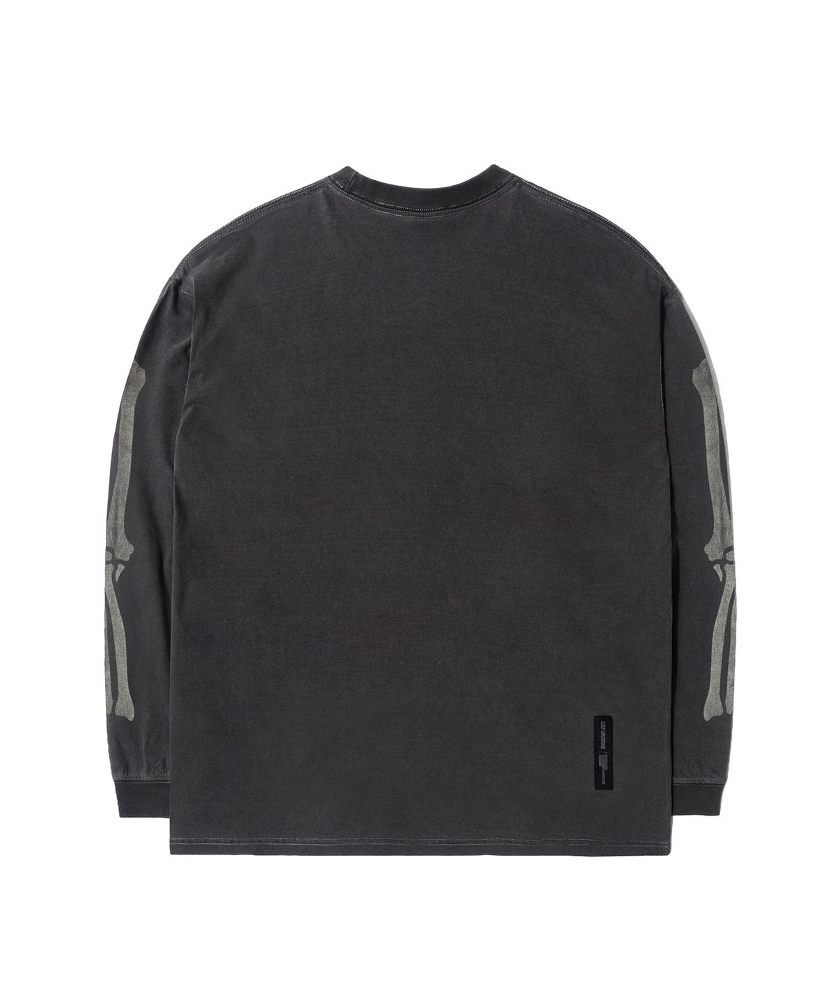 큐티에잇 가먼츠(QT8 GARMENTS) LB Life Bones Washed Long Sleeve (Charcoal)