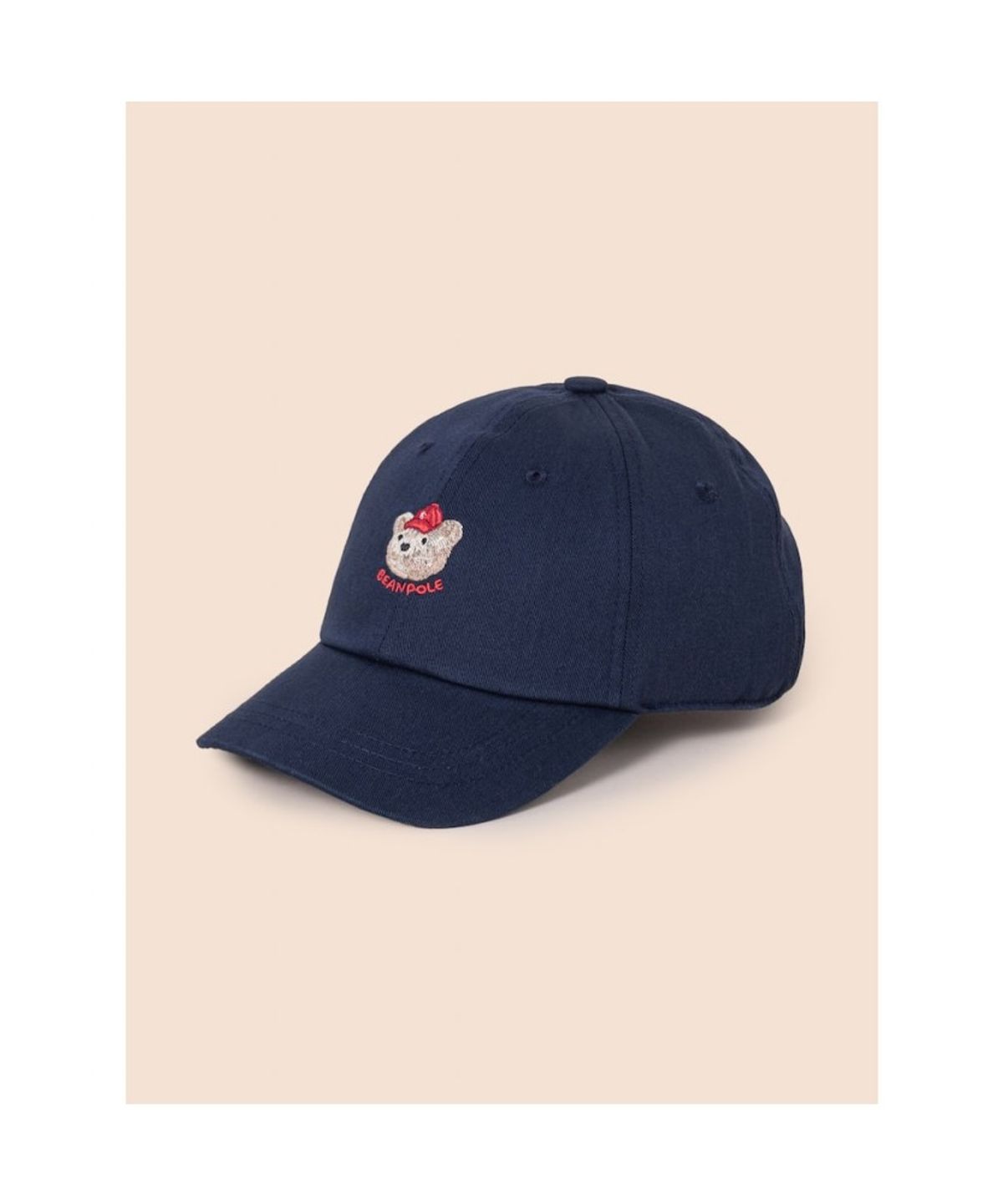 빈폴 키즈(BEANPOLE KIDS) 곰돌이 자수 볼캡 모자  네이비 (BI618BU01R)