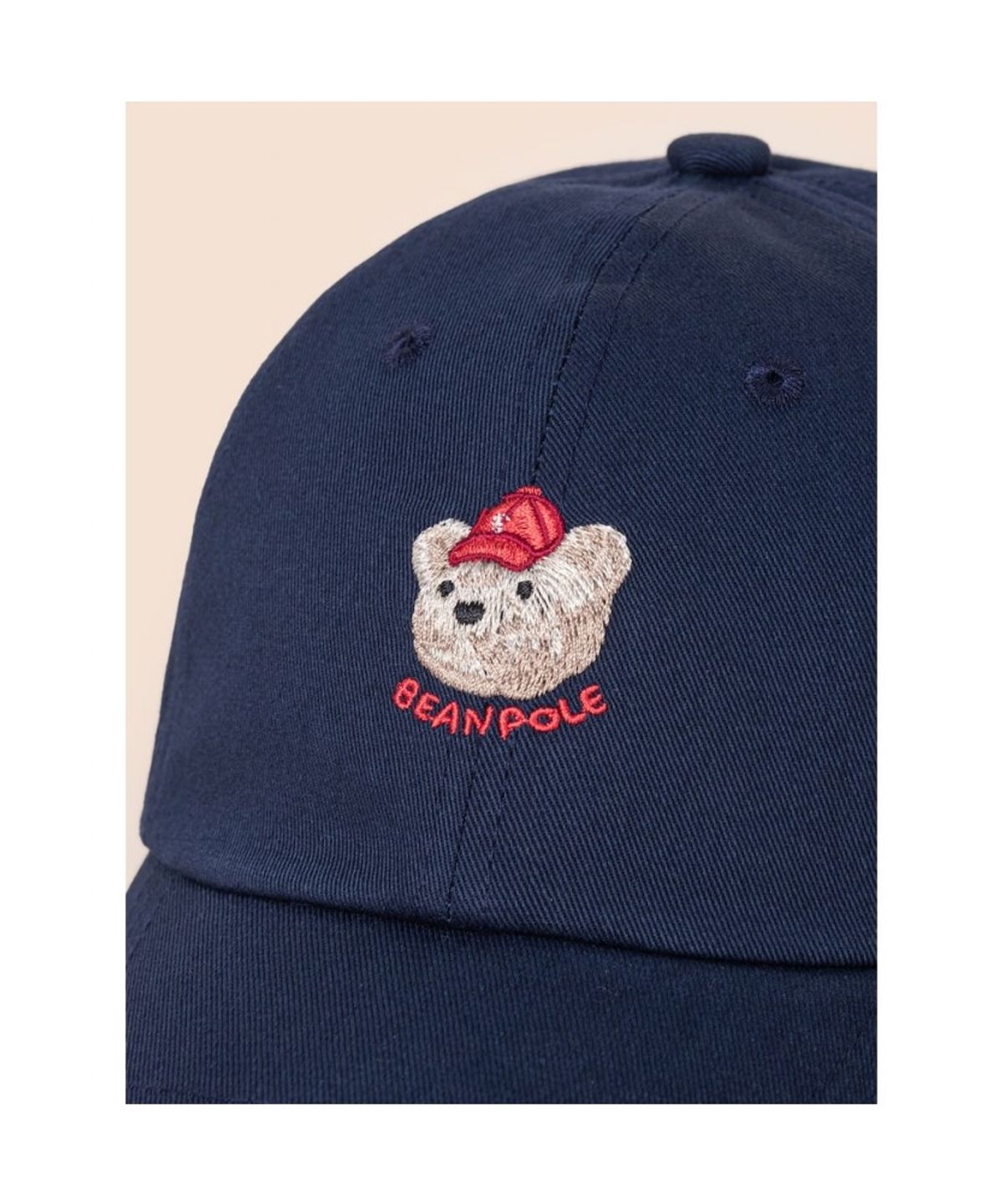 빈폴 키즈(BEANPOLE KIDS) 곰돌이 자수 볼캡 모자  네이비 (BI618BU01R)