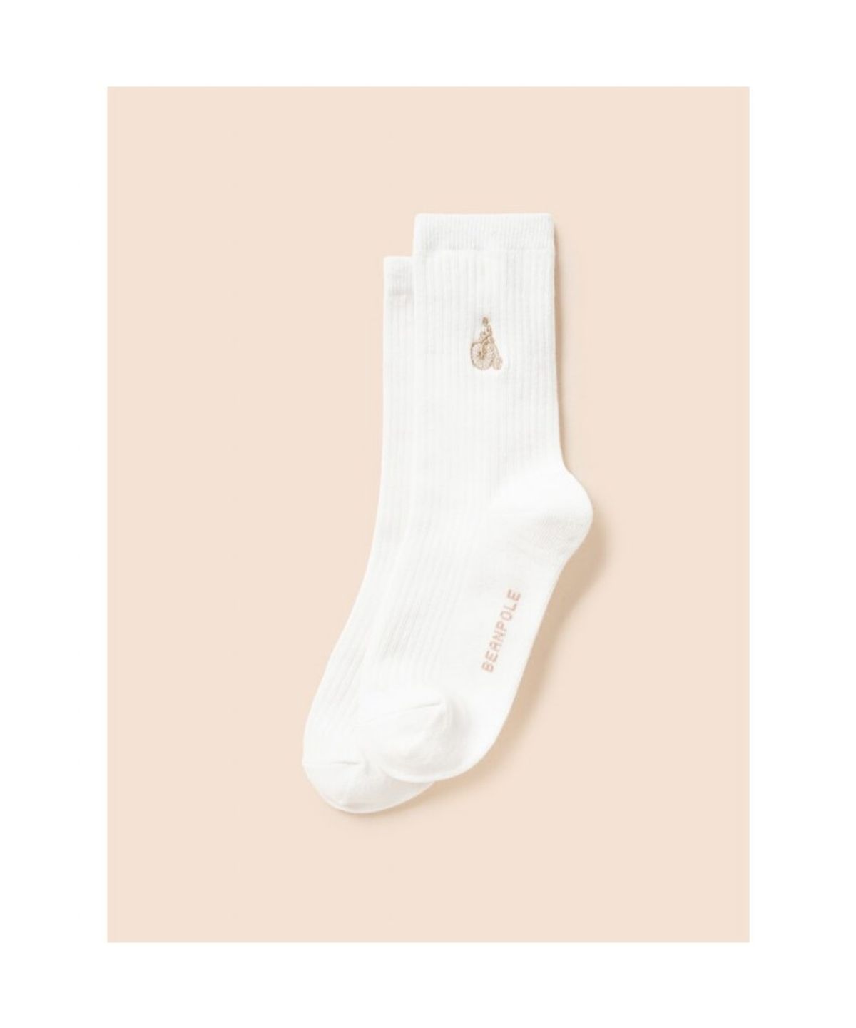 빈폴 키즈(BEANPOLE KIDS) 베이직 골지 화이트 양말 3족 SET  화이트 (BI61KTU011)