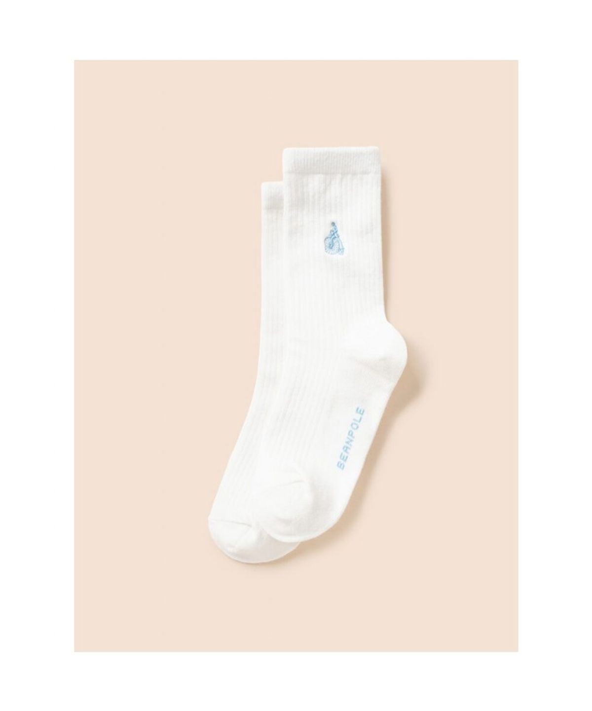 빈폴 키즈(BEANPOLE KIDS) 베이직 골지 화이트 양말 3족 SET  화이트 (BI61KTU011)