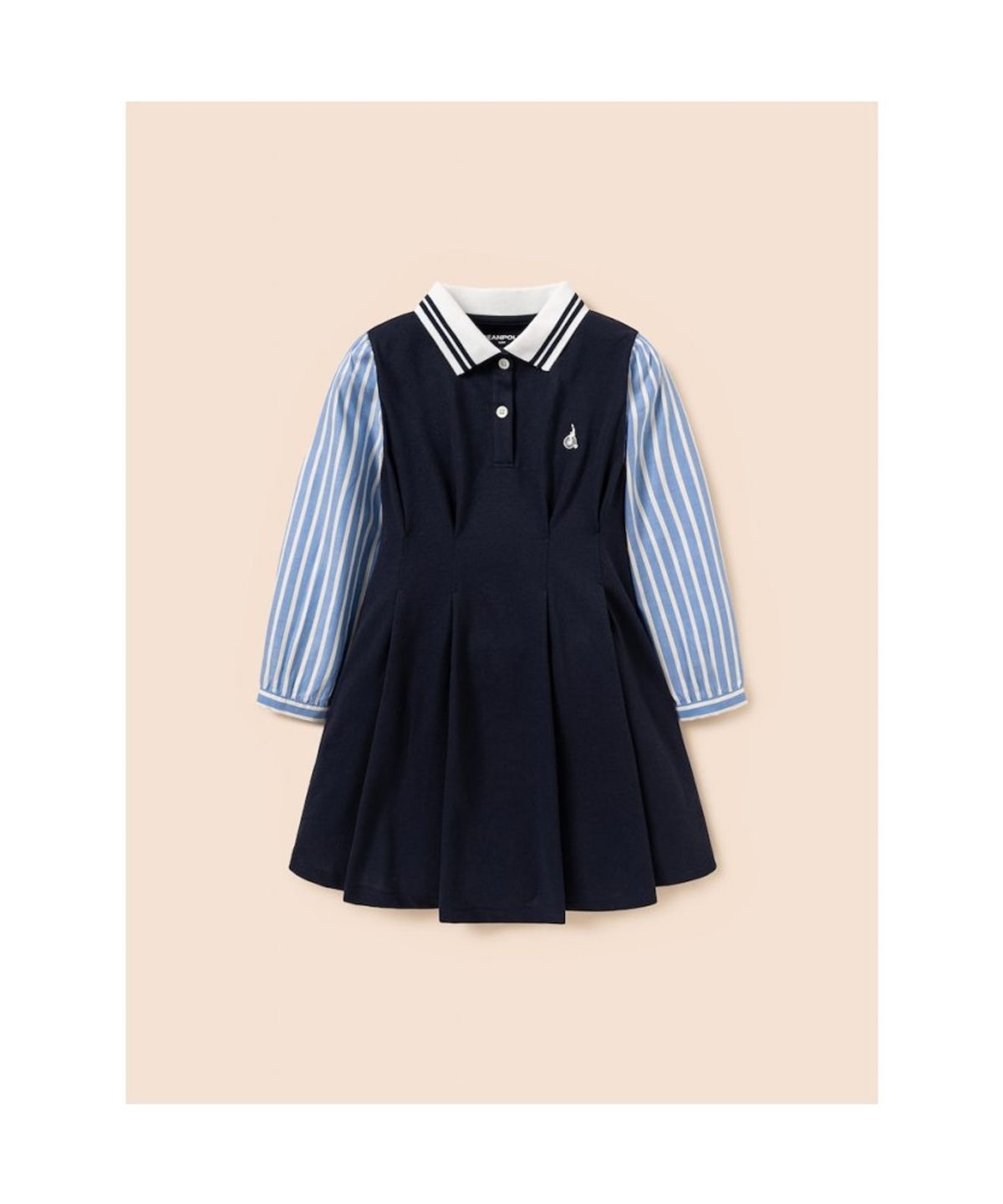 빈폴 키즈(BEANPOLE KIDS) 신학기 스쿨룩 피케 원피스  네이비 (BI6171G03R)