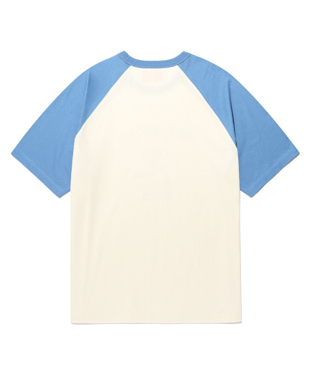 에이카화이트(AECA) RAGLAN COLOR BLOCK RUNNER HALF SLEEVE TEE-IVORY
