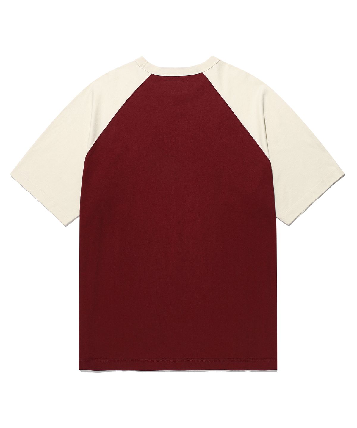 에이카화이트(AECA) RAGLAN COLOR BLOCK RUNNER HALF SLEEVE TEE-BURGUNDY