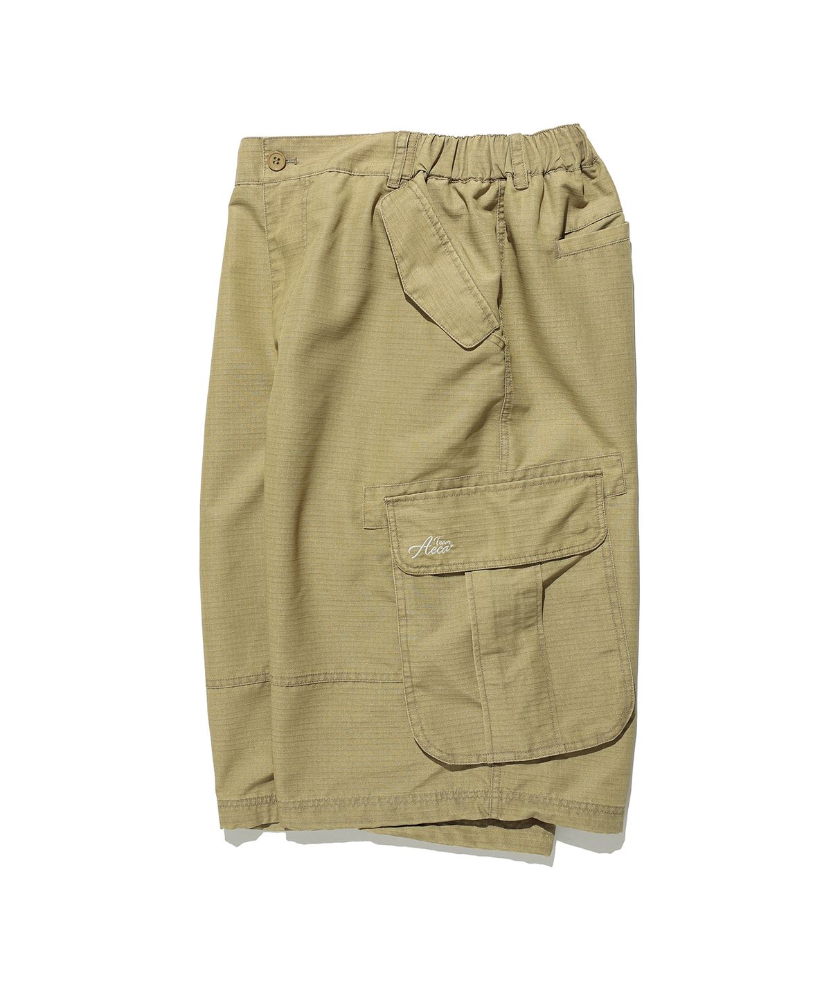 에이카화이트(AECA) RIPSTOP WASHING CARGO SHORTS-BEIGE