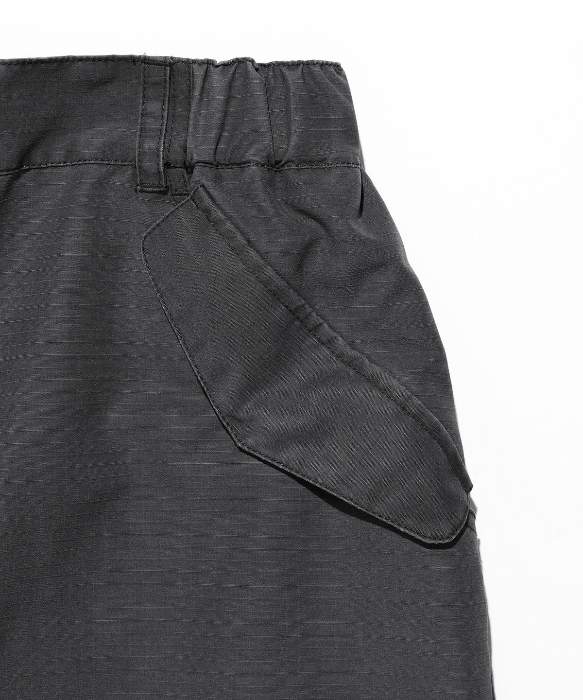 에이카화이트(AECA) RIPSTOP WASHING CARGO SHORTS-CHARCOAL