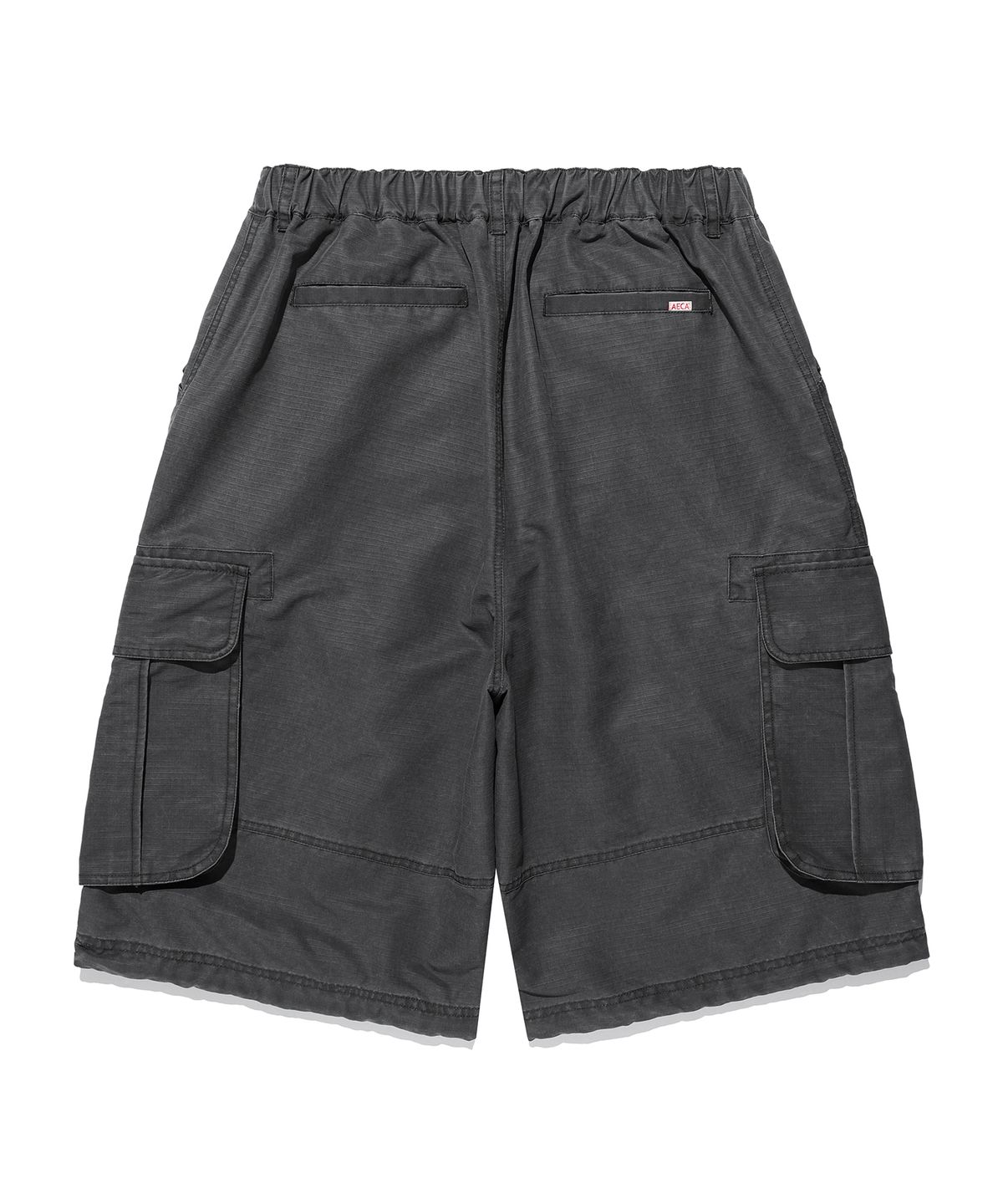 에이카화이트(AECA) RIPSTOP WASHING CARGO SHORTS-CHARCOAL