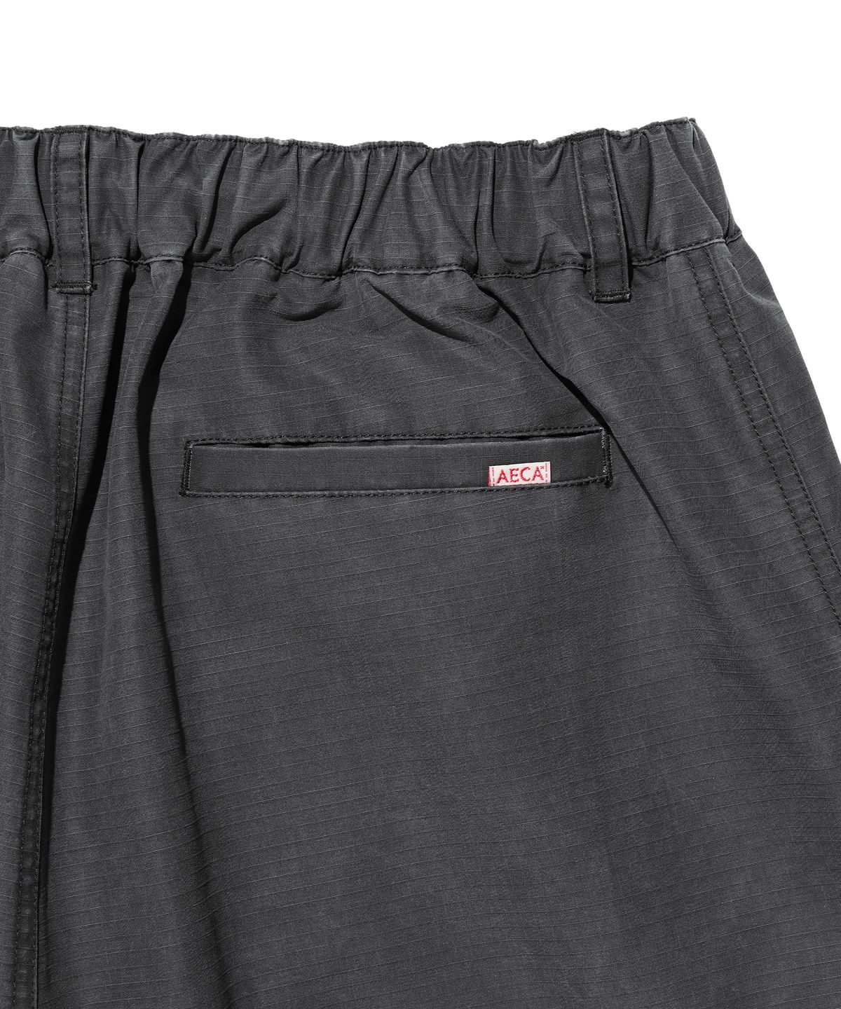 에이카화이트(AECA) RIPSTOP WASHING CARGO SHORTS-CHARCOAL
