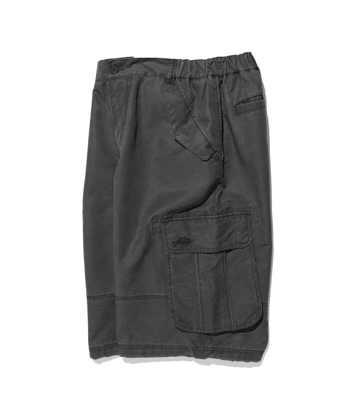 에이카화이트(AECA) RIPSTOP WASHING CARGO SHORTS-CHARCOAL