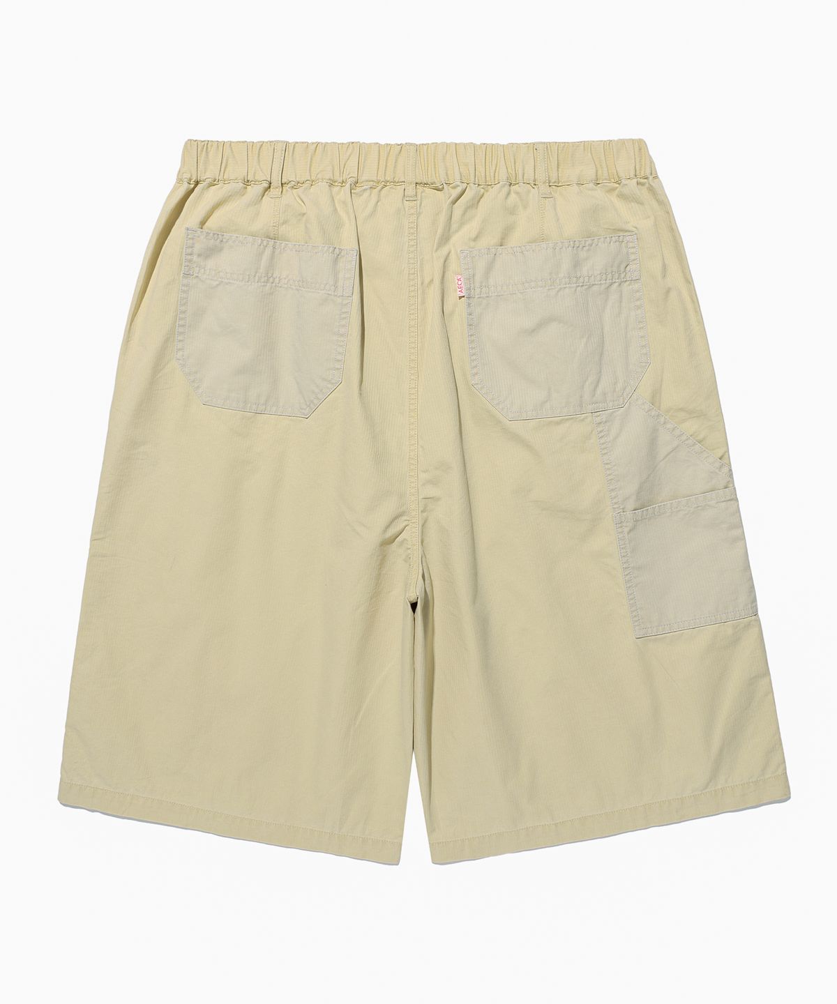 에이카화이트(AECA) DOUBLE KNEE WASHING SHORTS-BEIGE