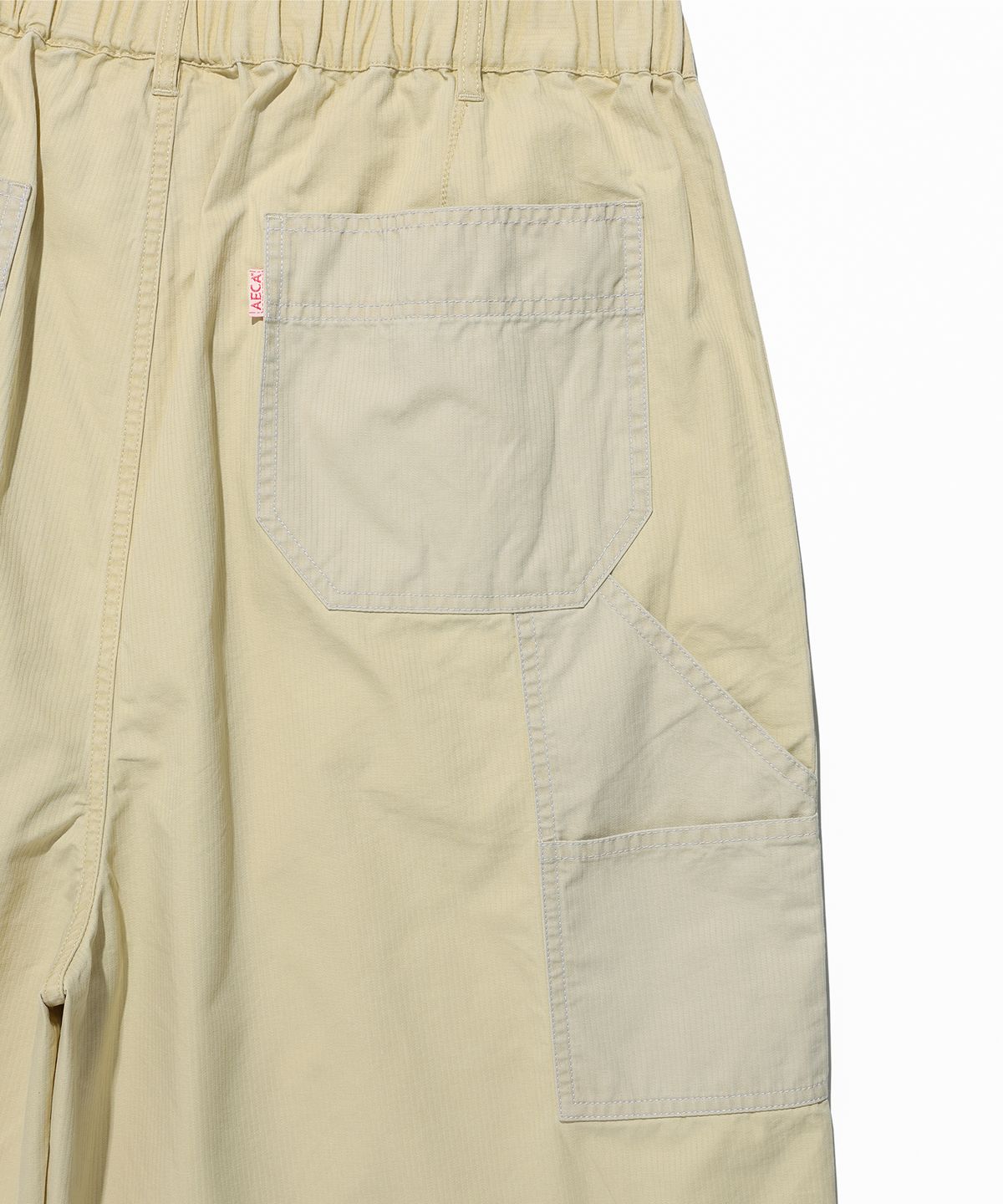 에이카화이트(AECA) DOUBLE KNEE WASHING SHORTS-BEIGE