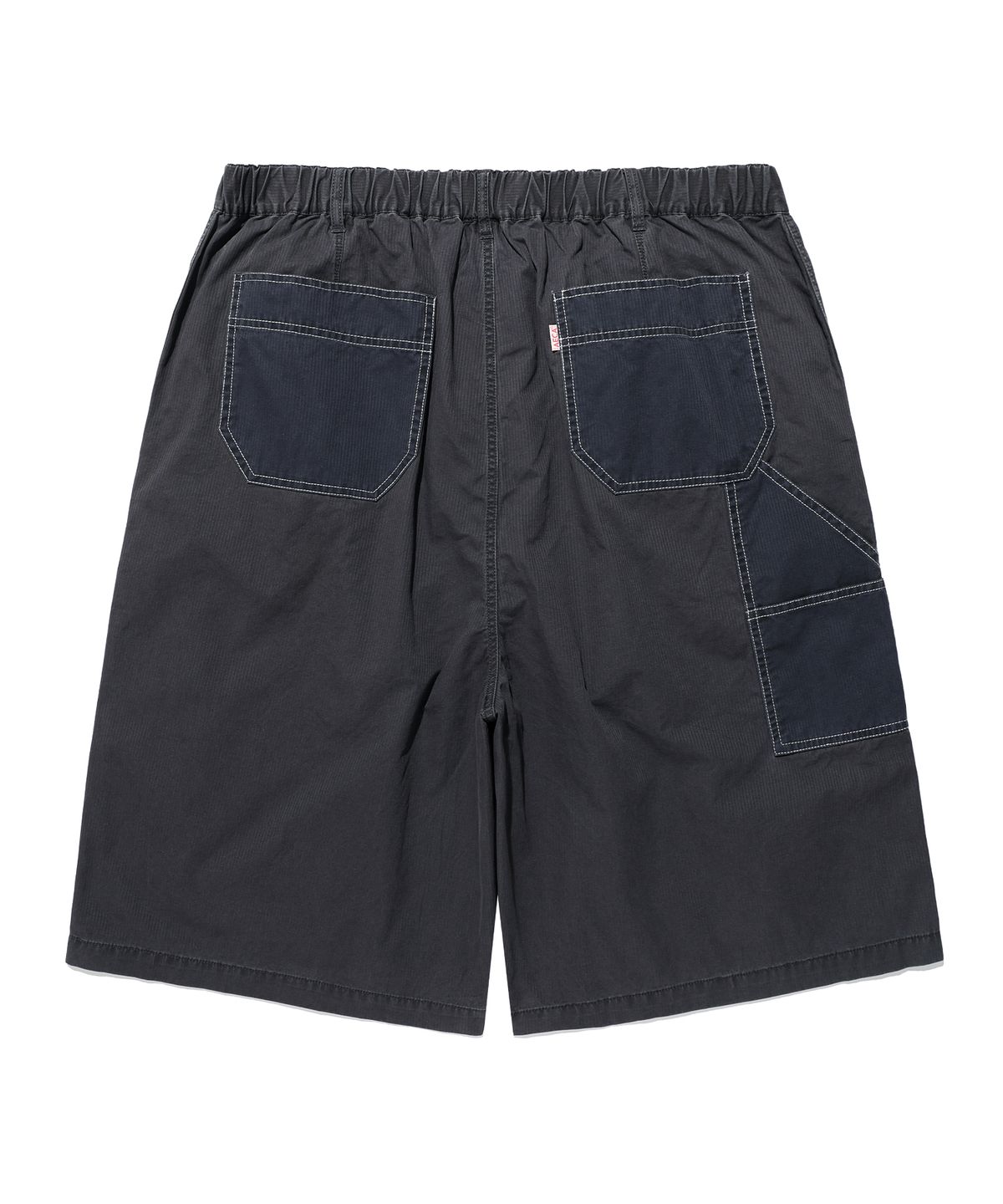 에이카화이트(AECA) DOUBLE KNEE WASHING SHORTS-CHARCOAL