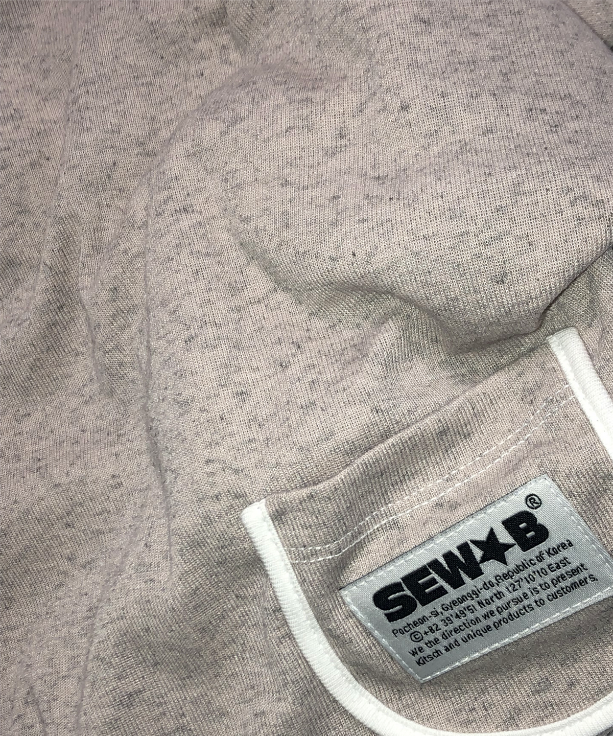 쏘비(SEW-B) 세미크롭 달마시안 보트넥 [오트 베이지]