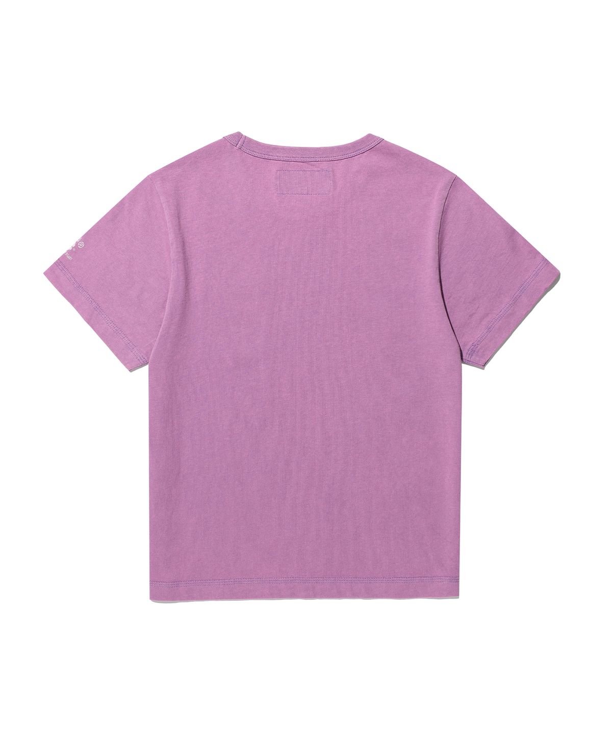 에이카화이트(AECA) (Woman) TEAM AECA POCKET PAINTED HALF SLEEVE TEE-PURPLE