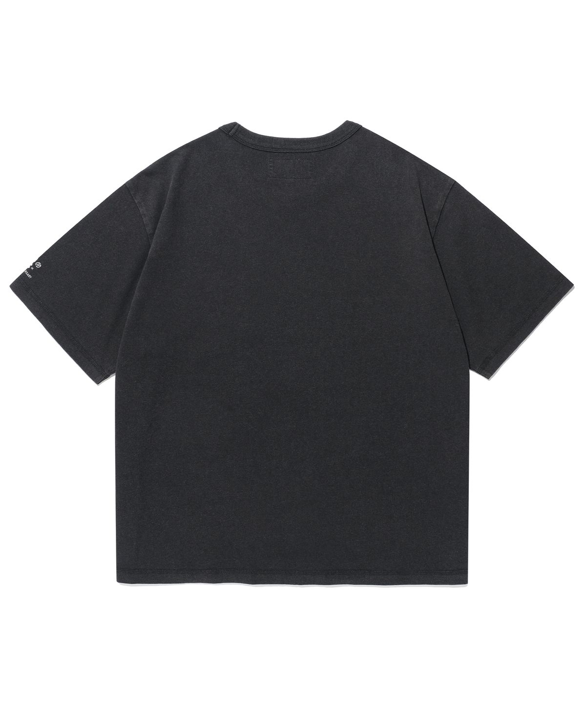 에이카화이트(AECA) TEAM AECA POCKET PAINTED HALF SLEEVE TEE-BLACK