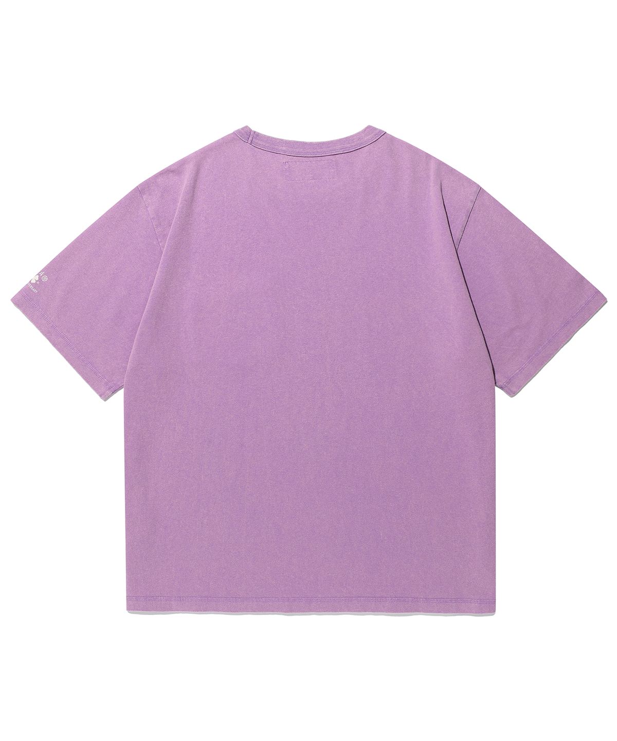 에이카화이트(AECA) TEAM AECA POCKET PAINTED HALF SLEEVE TEE-PURPLE