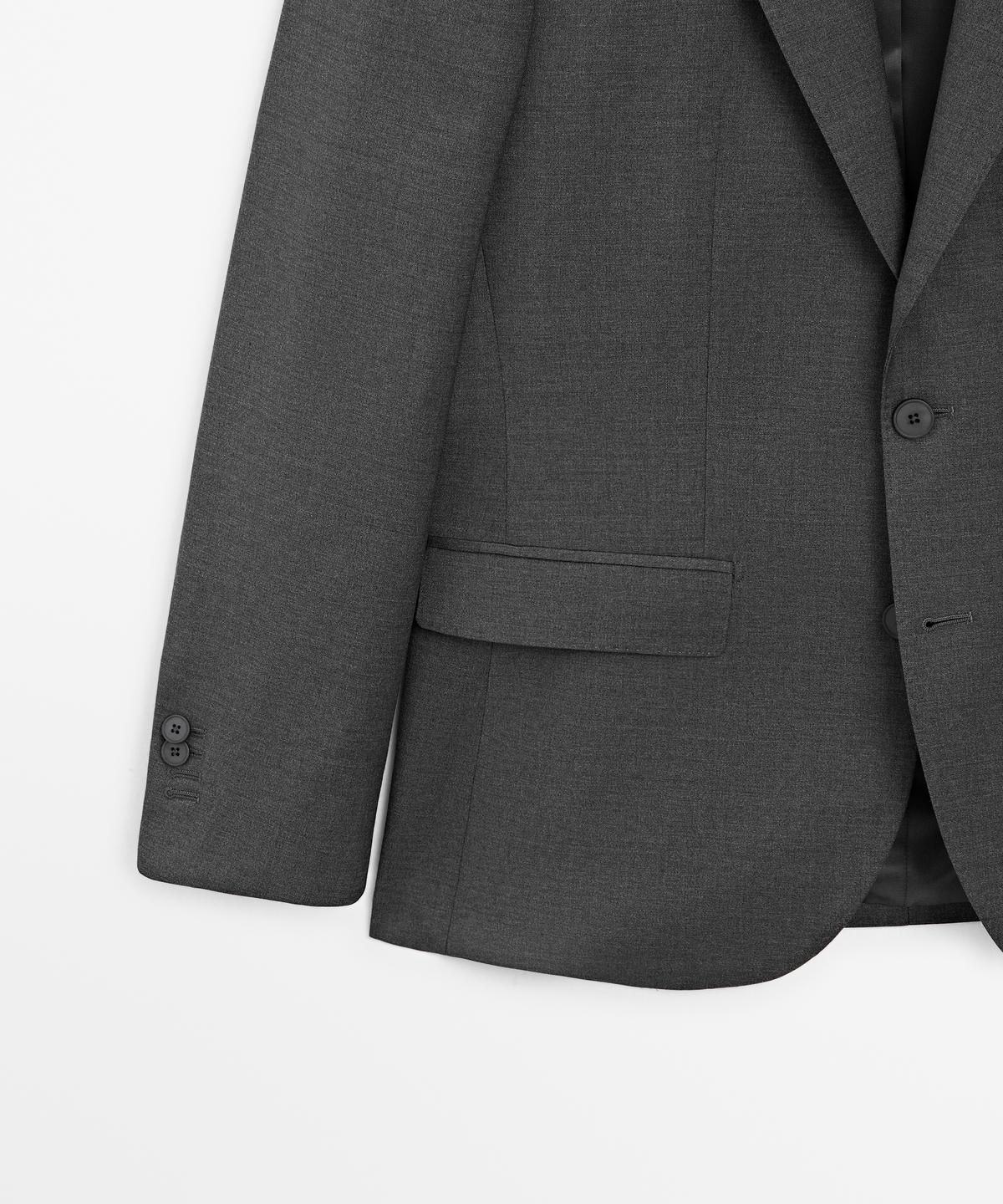마시모두띠(MASSIMO DUTTI) 100% 쿨 울 수트 블레이저