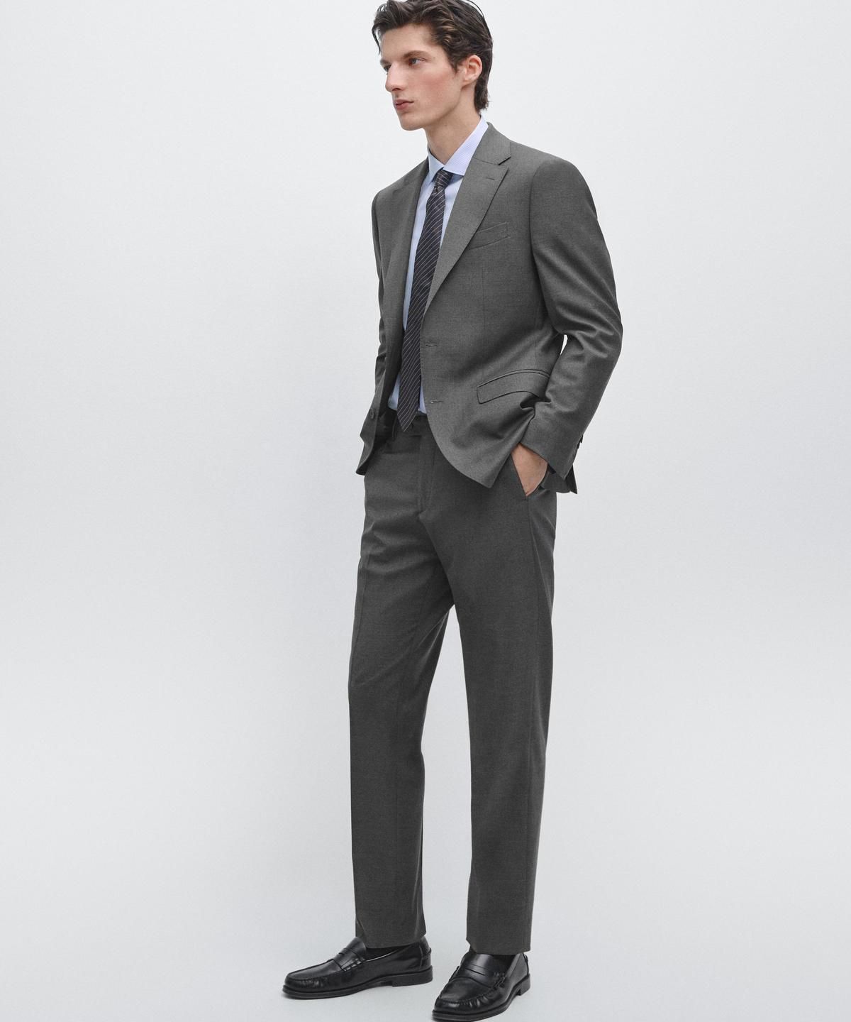 마시모두띠(MASSIMO DUTTI) 콜드 울 수트 팬츠