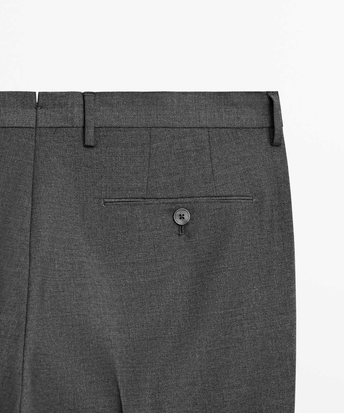 마시모두띠(MASSIMO DUTTI) 콜드 울 수트 팬츠