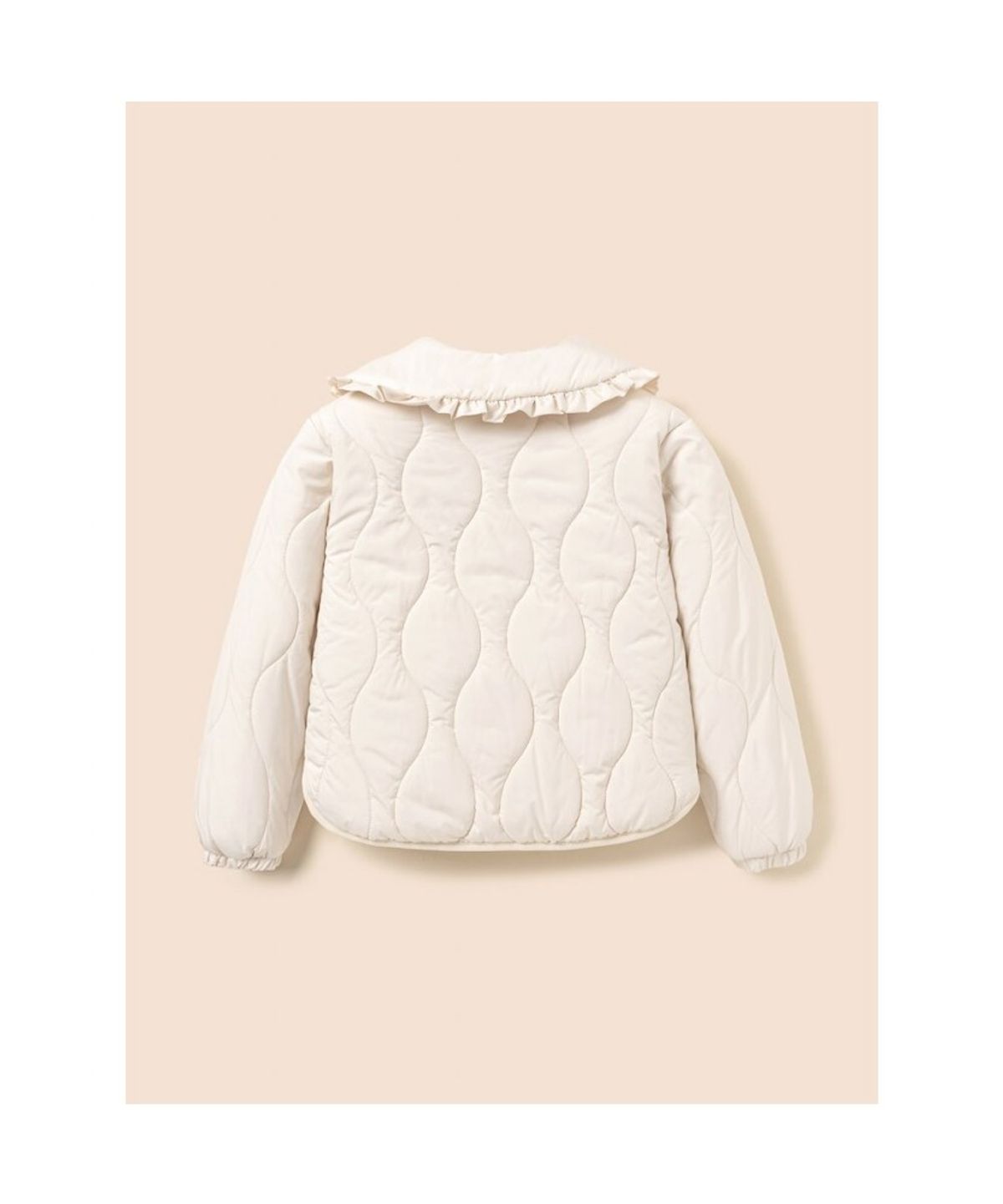 빈폴 키즈(BEANPOLE KIDS) 여아 러블리 패딩 점퍼  아이보리 (BI6138G020)