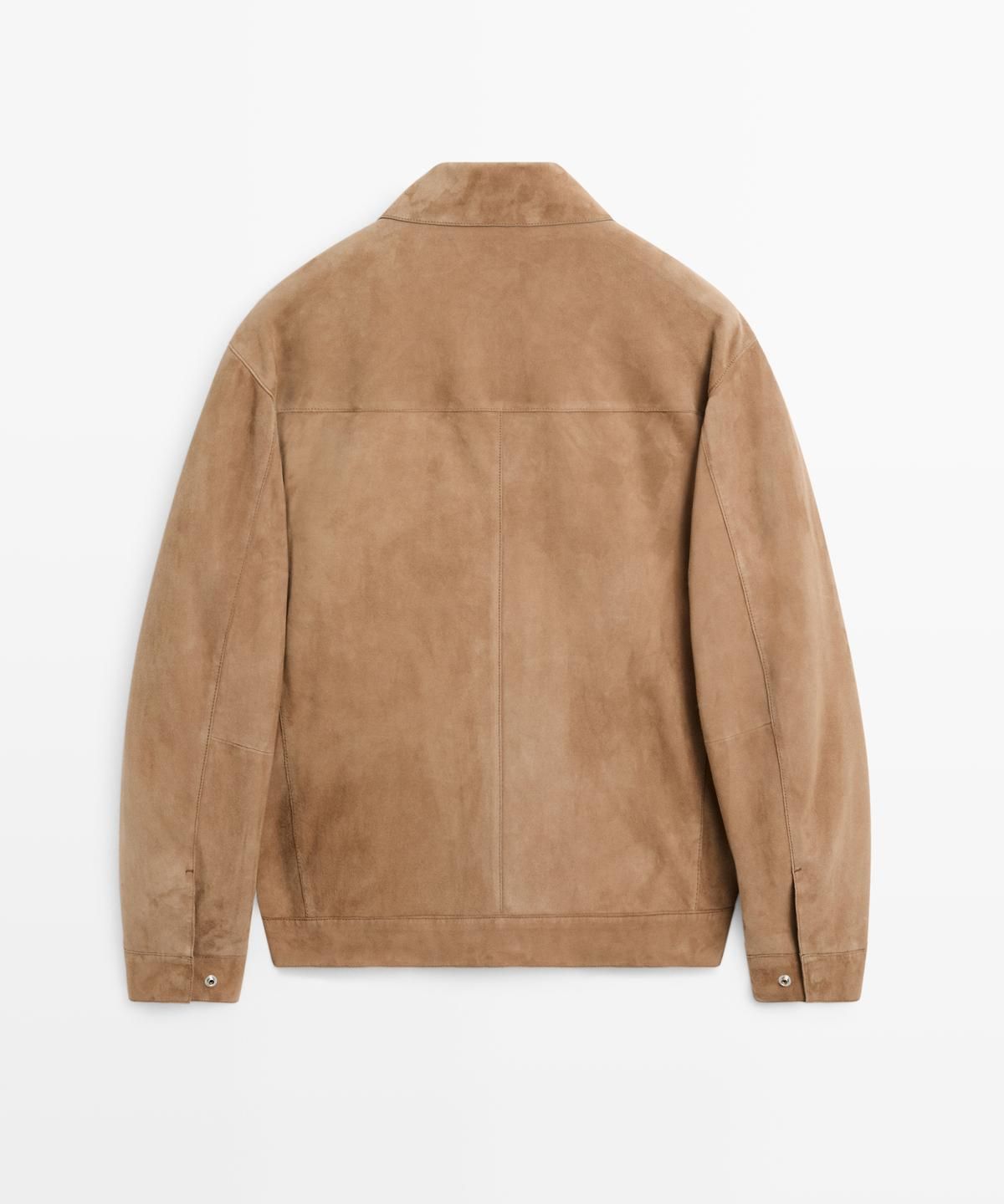 마시모두띠(MASSIMO DUTTI) 포켓 디테일 스웨이드 레더 재킷