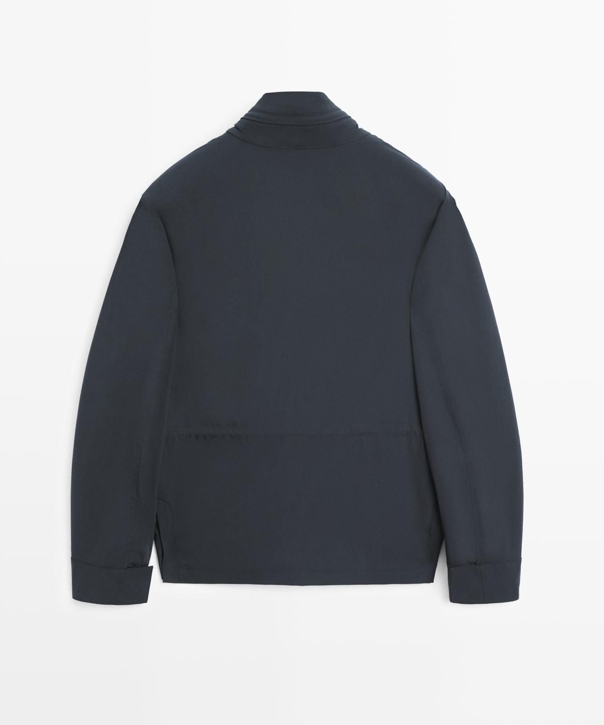 마시모두띠(MASSIMO DUTTI) 신축성 있는 패브릭 재킷