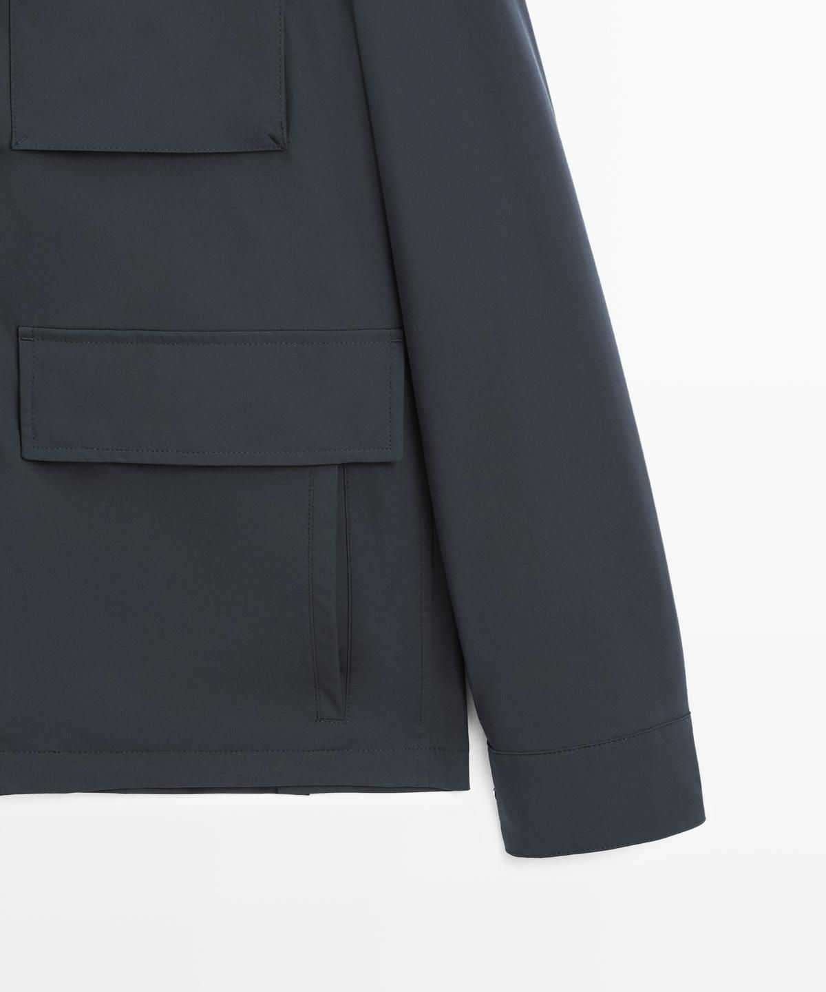 마시모두띠(MASSIMO DUTTI) 신축성 있는 패브릭 재킷
