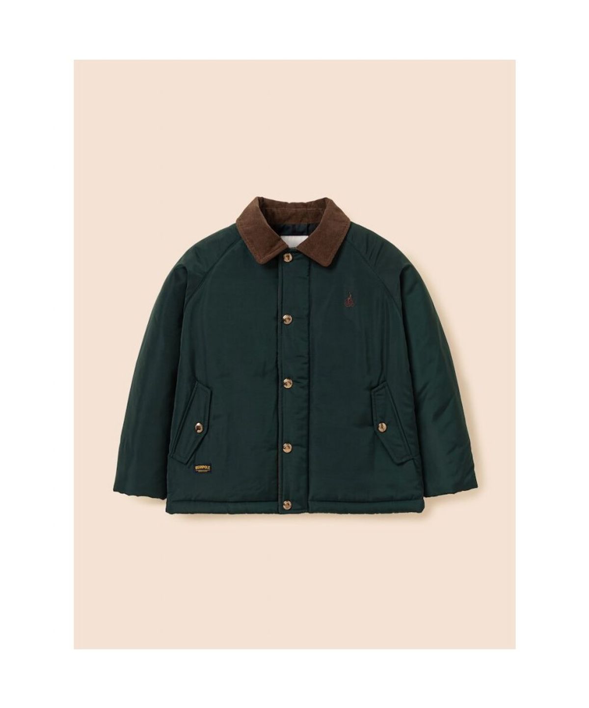 빈폴 키즈(BEANPOLE KIDS) 헌팅 패딩 점퍼  그린 (BI6138U04M)