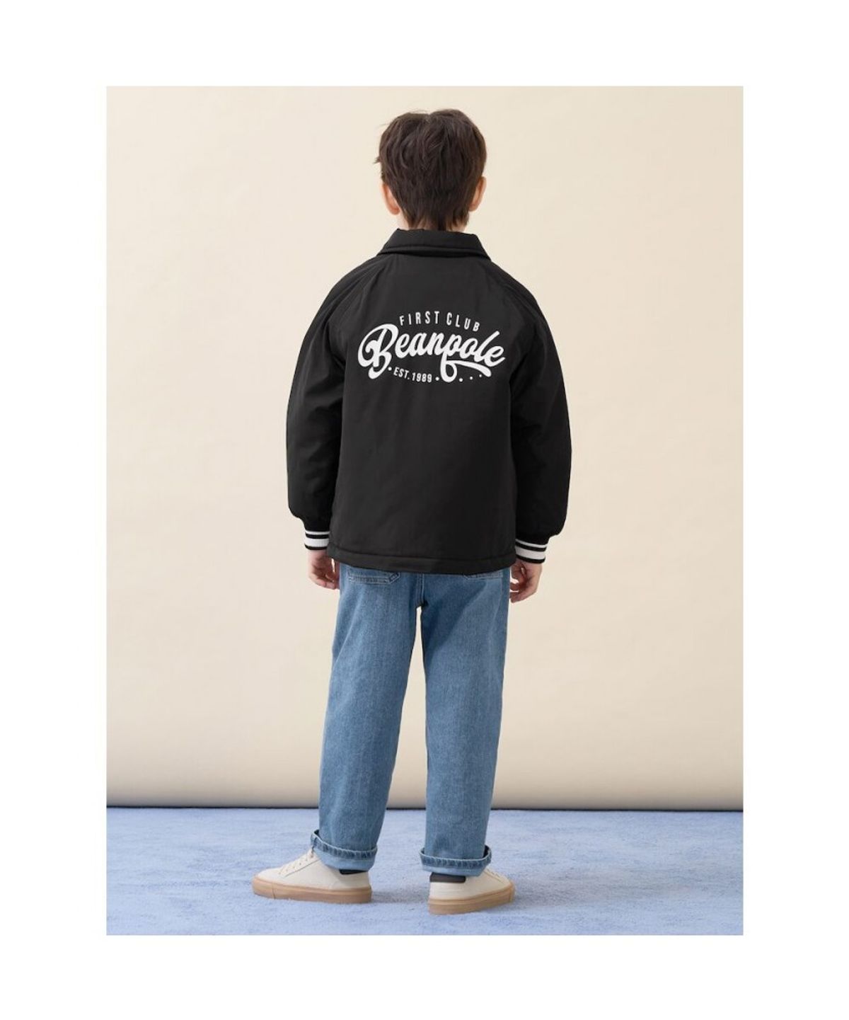 빈폴 키즈(BEANPOLE KIDS) 코치 패딩 점퍼  블랙 (BI6138U055)