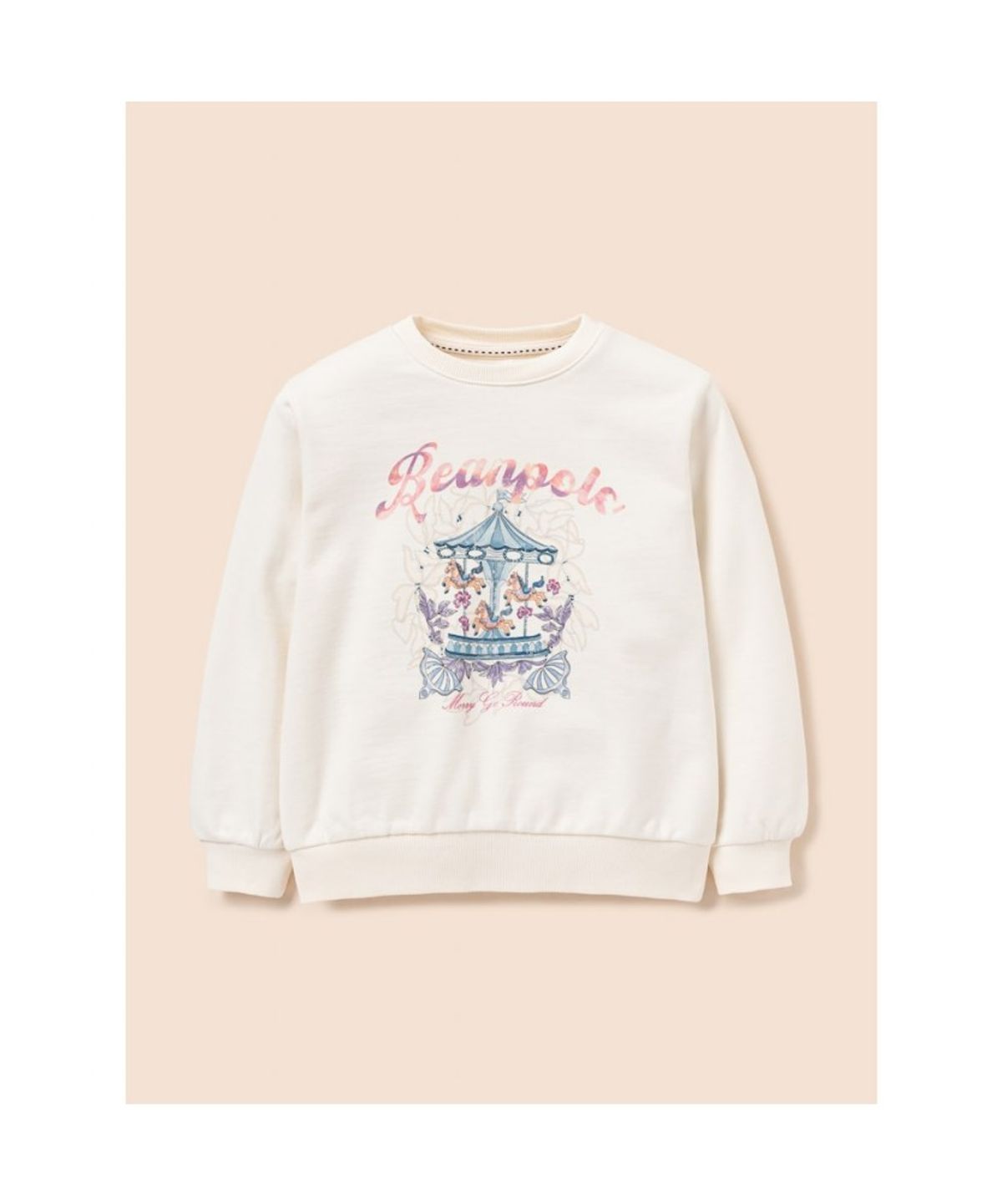 빈폴 키즈(BEANPOLE KIDS) 여아 그래픽 스웨트 셔츠  아이보리 (BI6141G060) (BI6141G060)